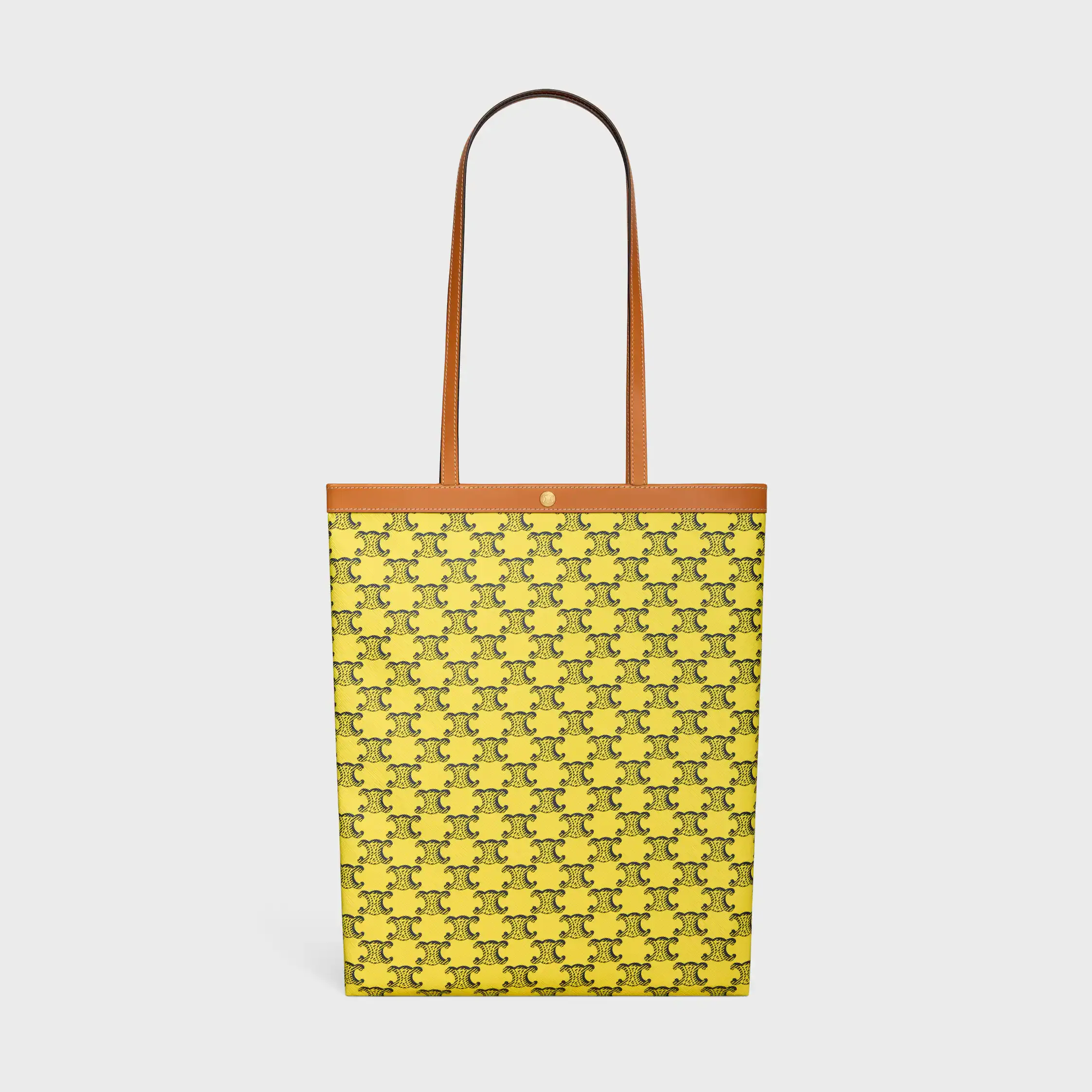 MITTELGROßE FLACHE EINKAUFS-TASCHE AUS TRIOMPHE-LEINEN