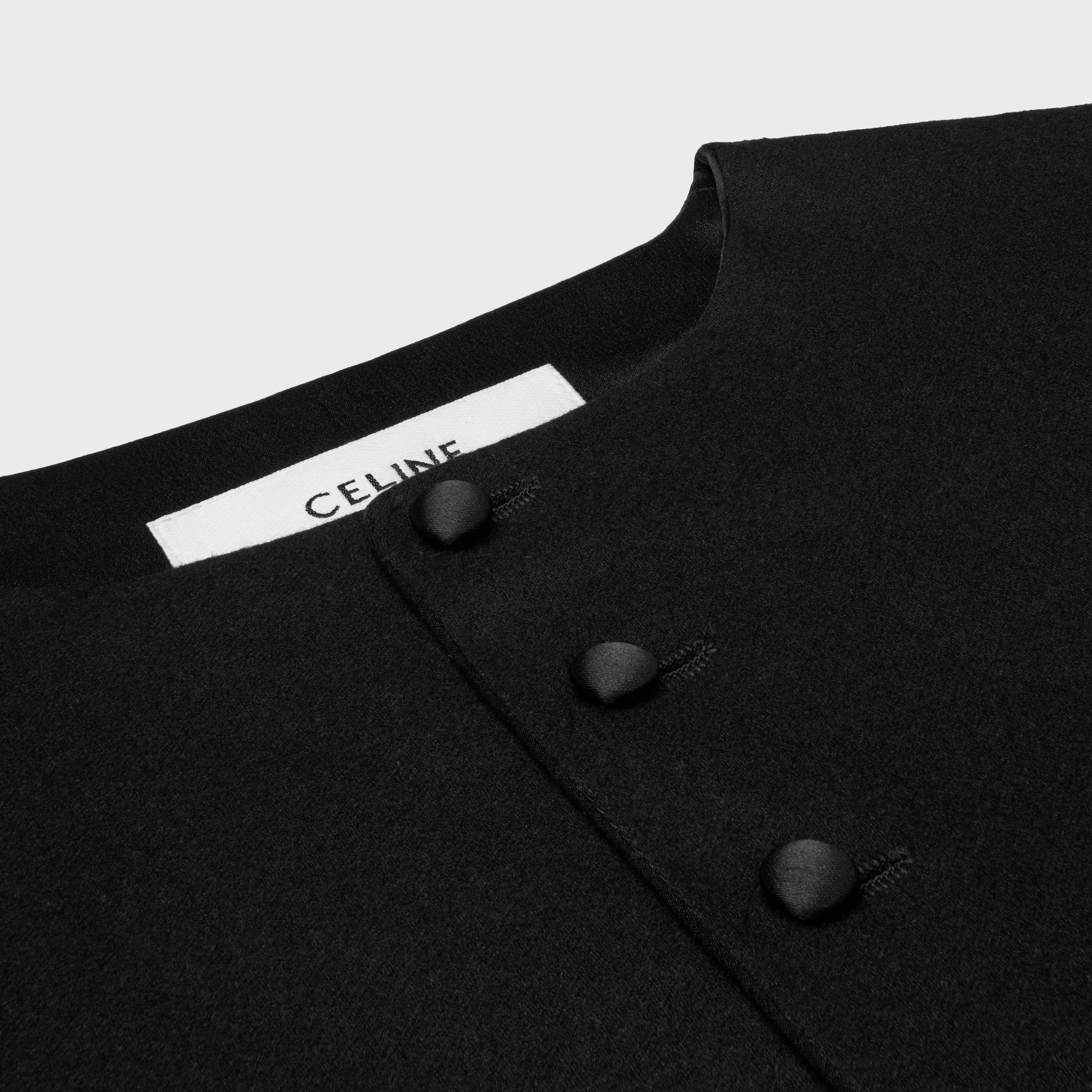 Cardiganjacke aus Kaschmirflanell
