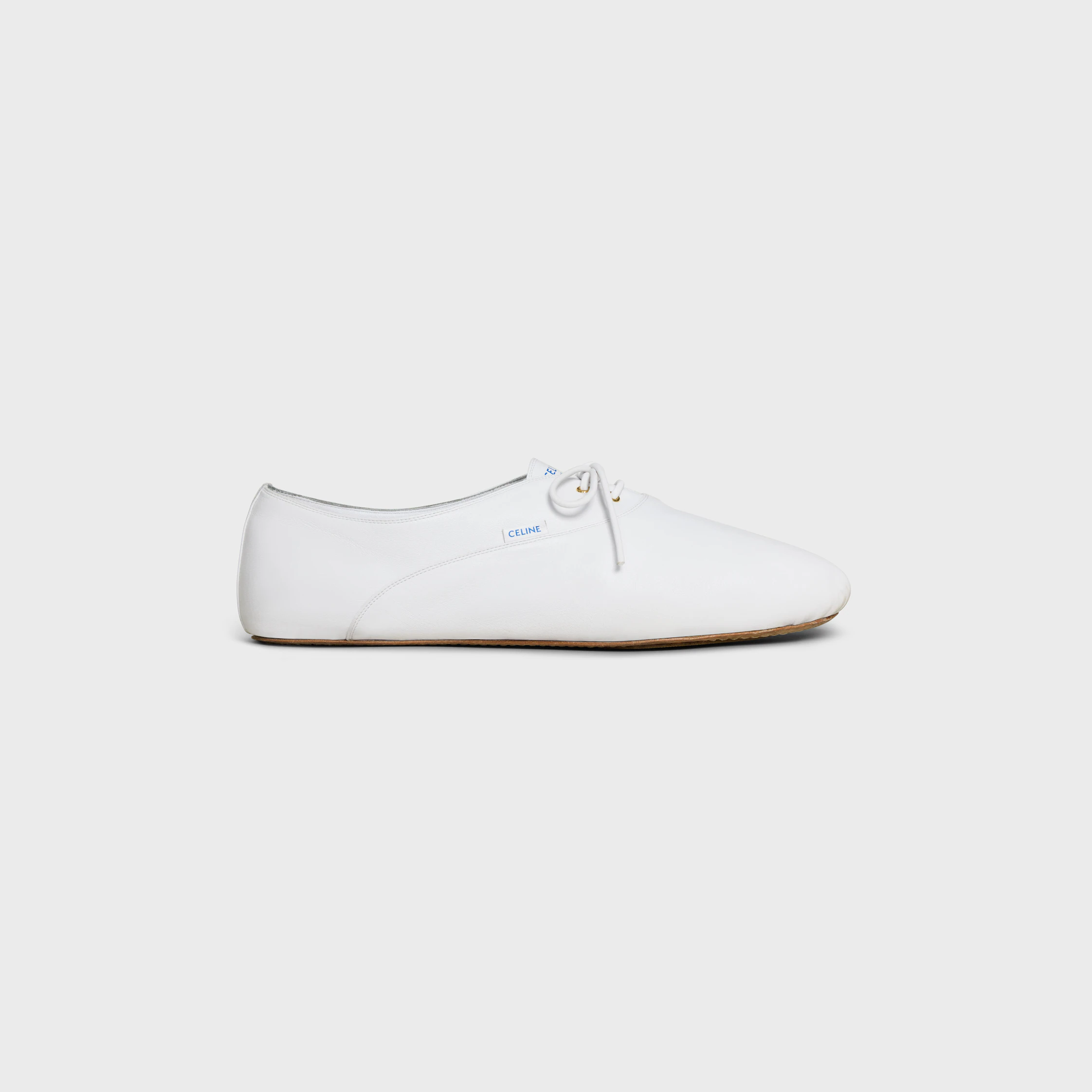 BALLET-SCHUHE MIT SCHLEIFEN IN LAMMLEDER