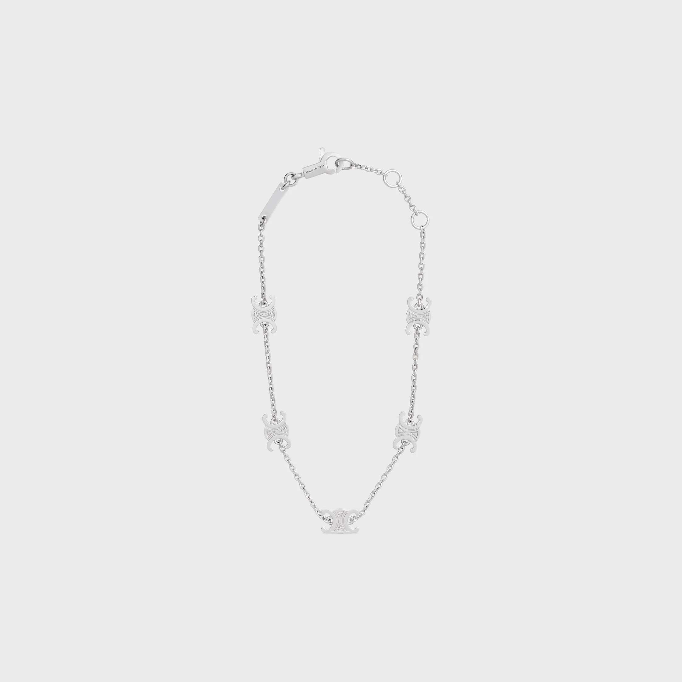 Triomphe Mini Triomphe Armband aus Messing mit Rhodium-Oberfläche