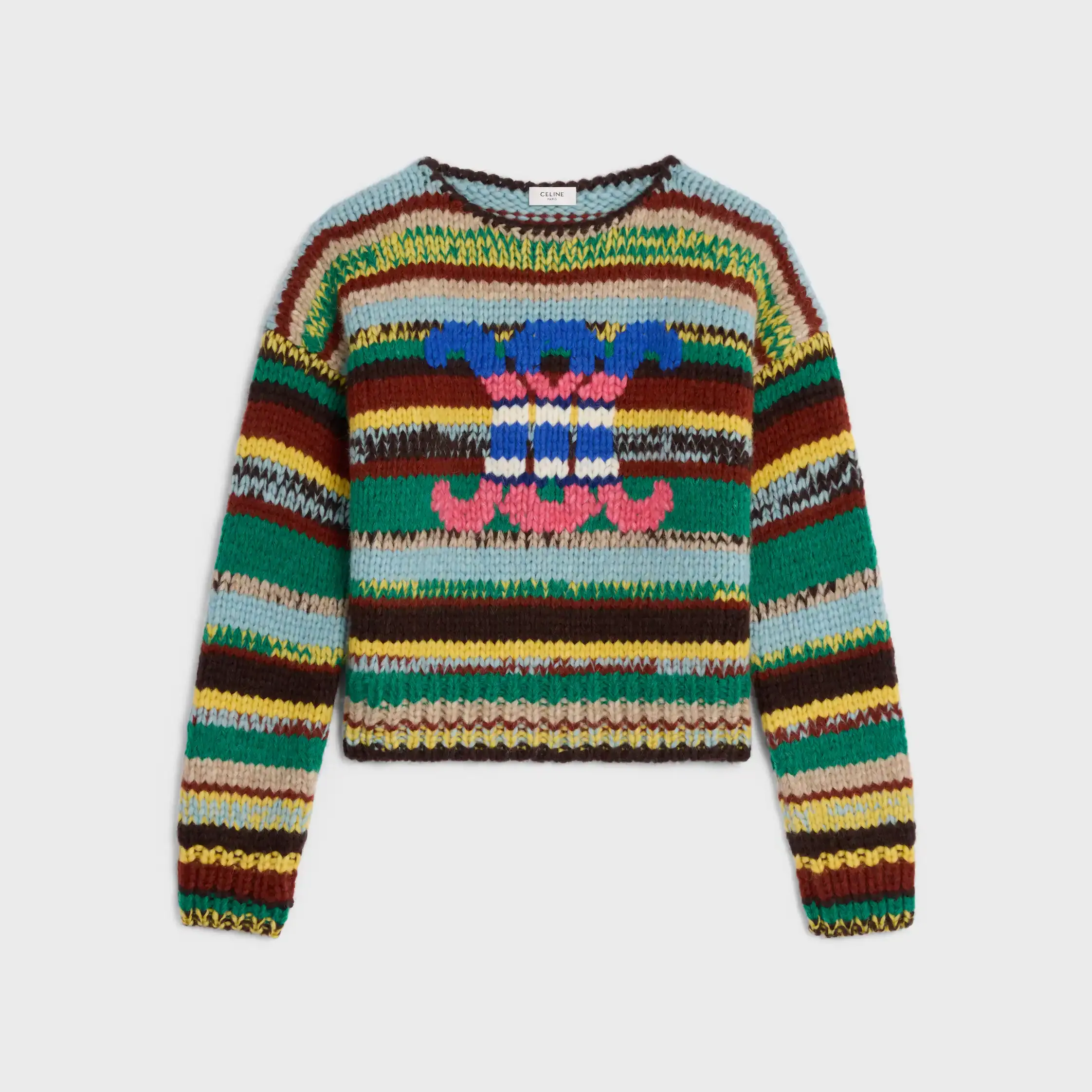 Pullover in Moulins Alpaka und Wolle
