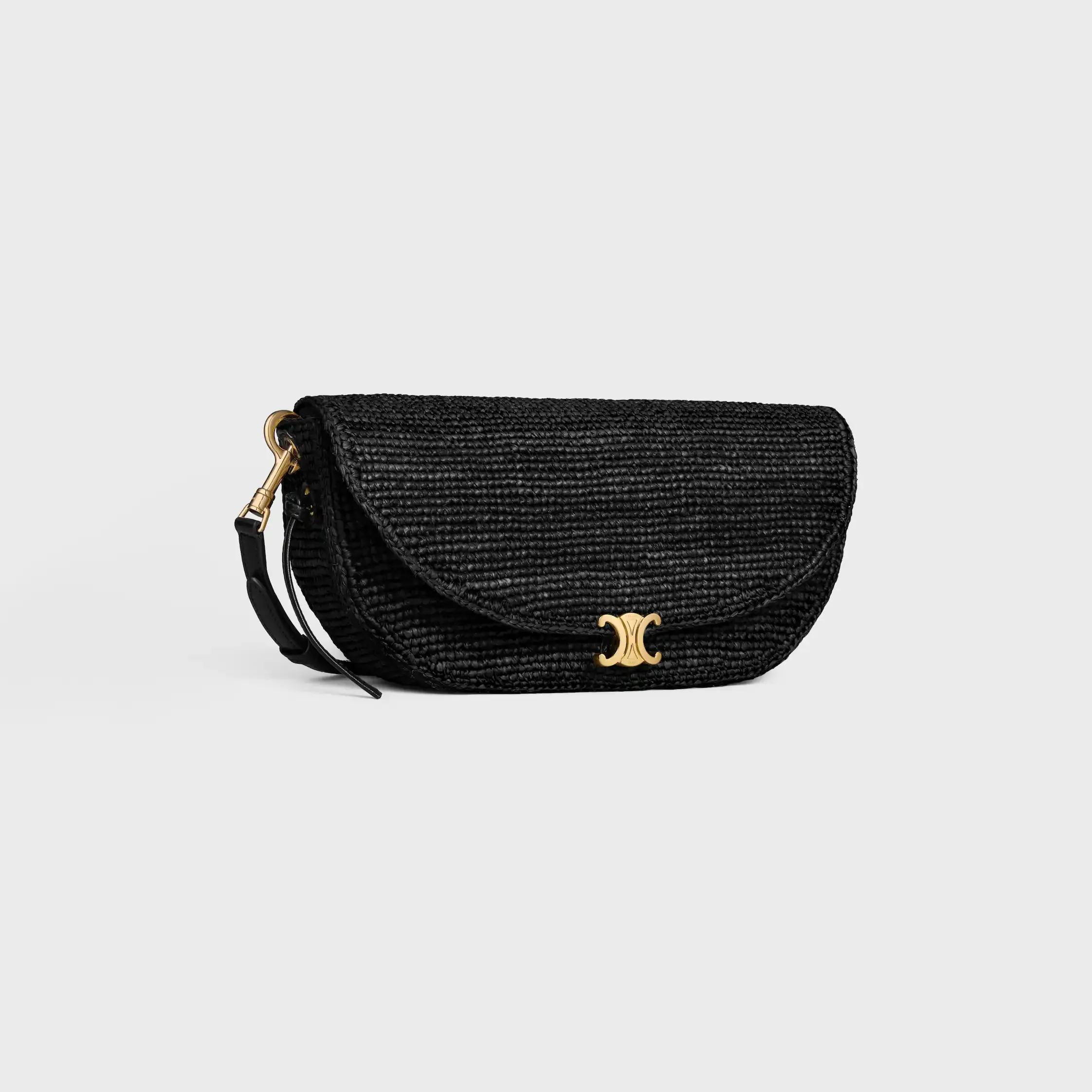 LITTLE HALFMOON SOFT TRIOMPHE IN Raffia und Lammfell