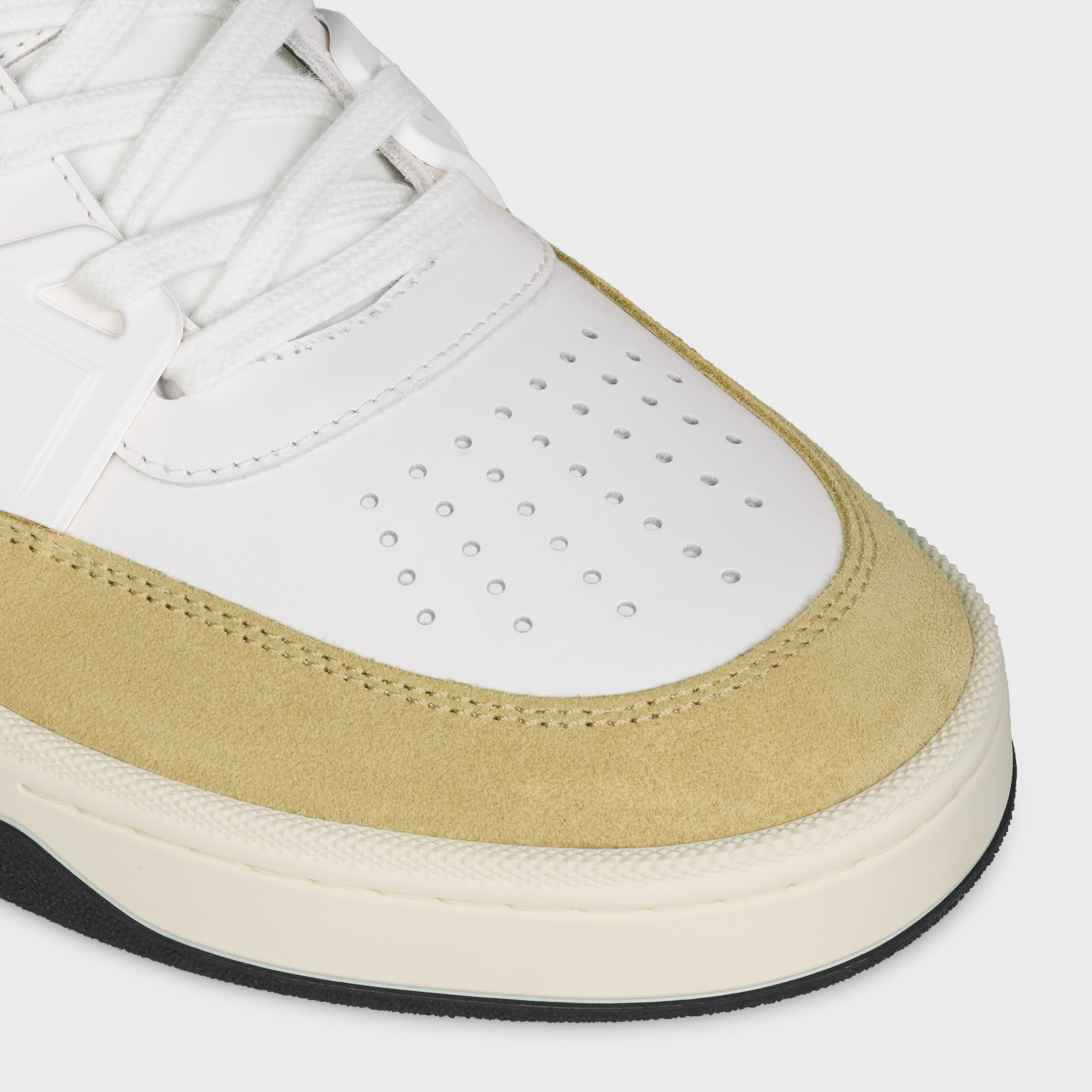 CT-09 TRAINER-SNEAKER AUS KALBSLEDER, VELOURS KALBSLEDER UND NETZ