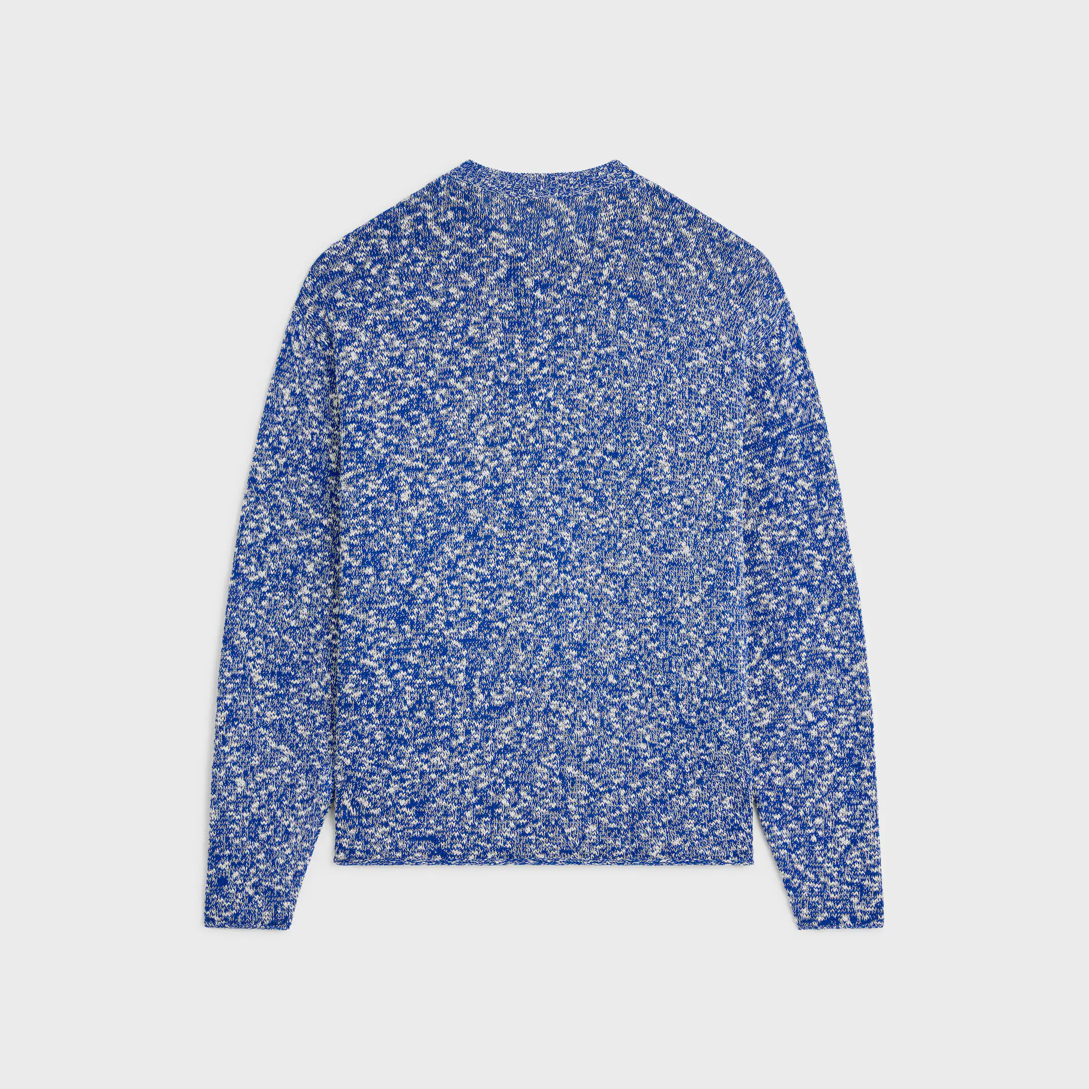 oversized Crewneck-Pullover IN Mouliné-Baumwolle