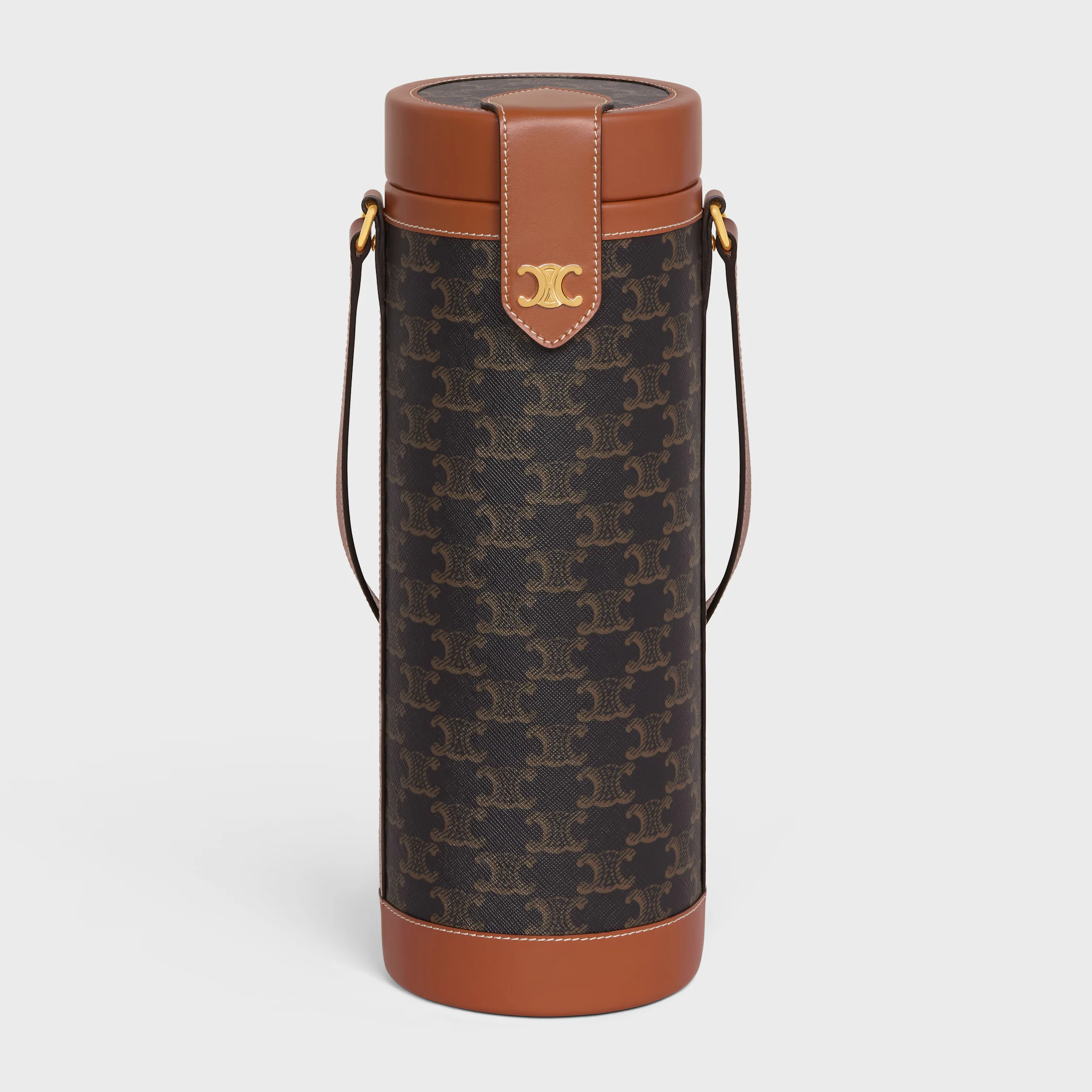 Champagner-Case aus Triomphe-Canvas und Kalbsleder