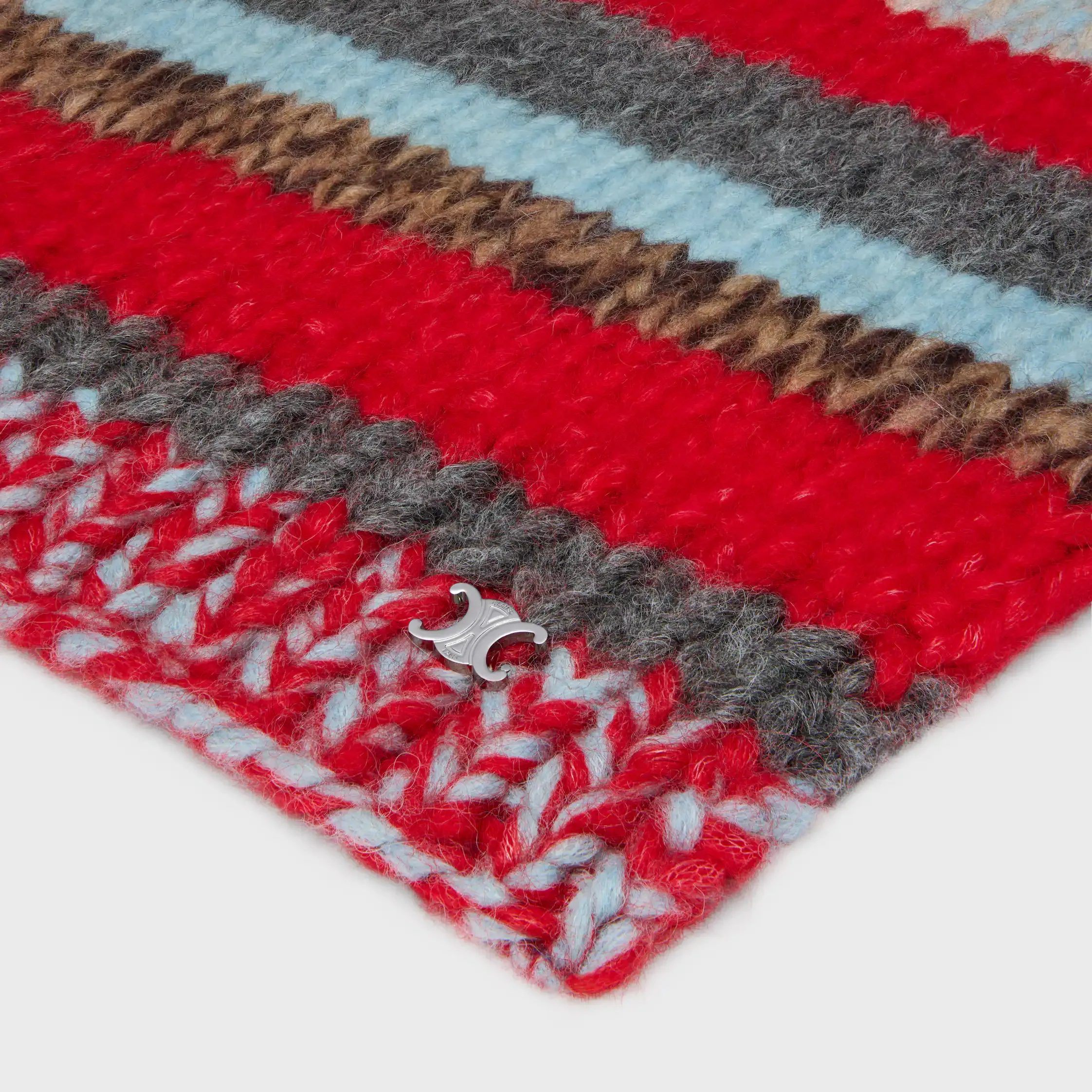 Schal IN MOULINE ALPACA UND WOLLE