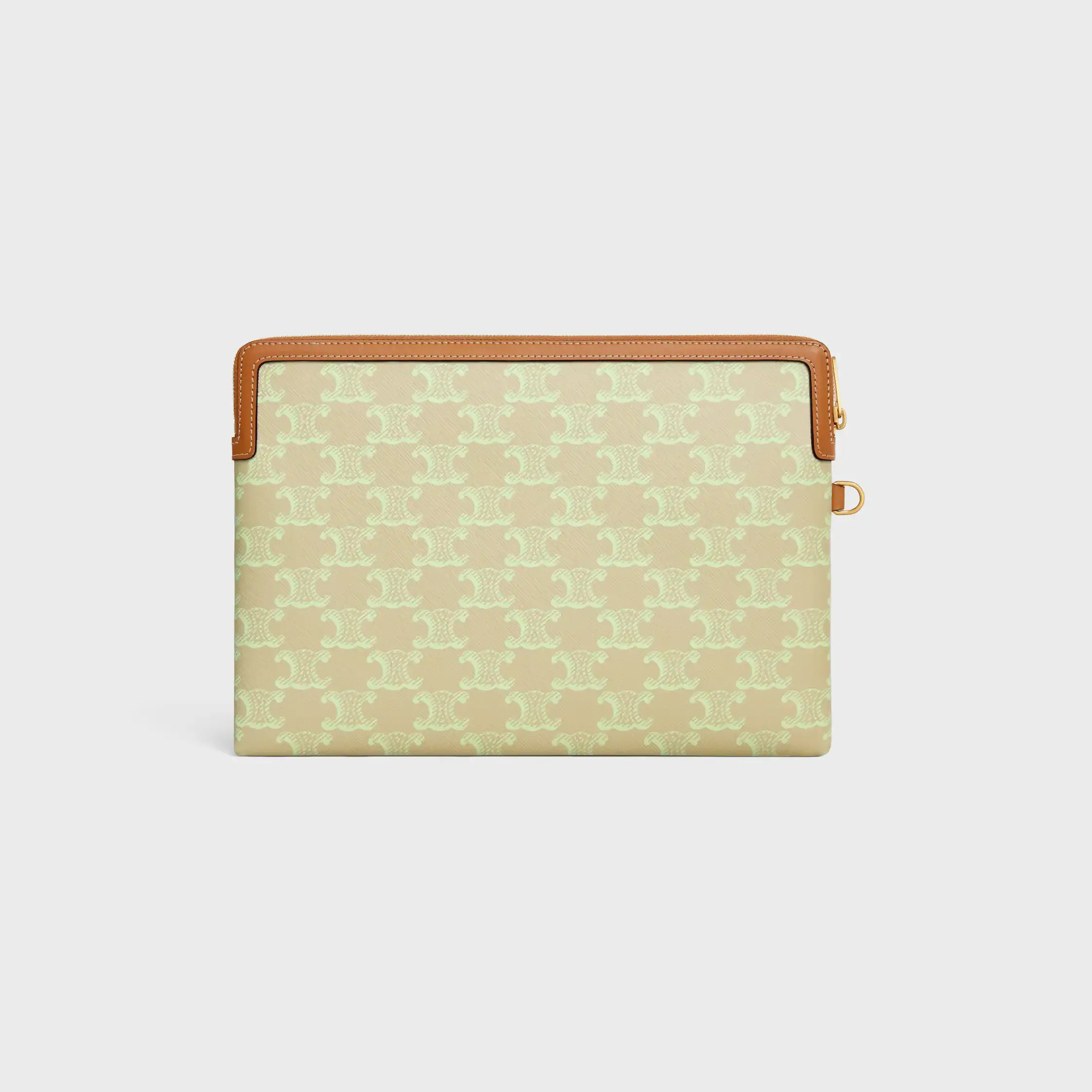 KLEINE TASCHE MIT GÜRTEL CUIR TRIOMPHE IN TOILE TRIOMPHE UND VEAU