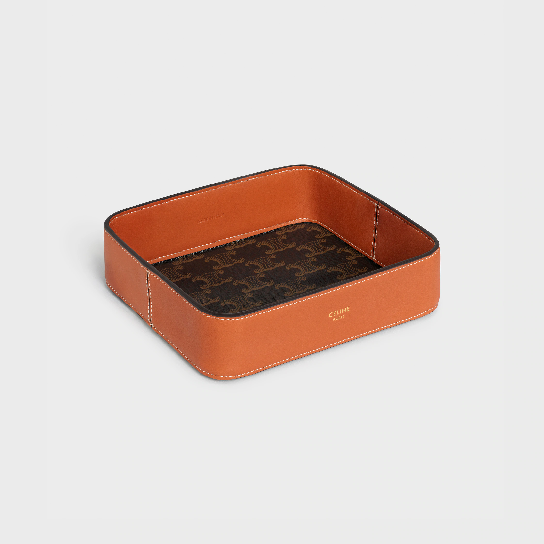 Trinket-Schale aus Triomphe Canvas und Kalbsleder