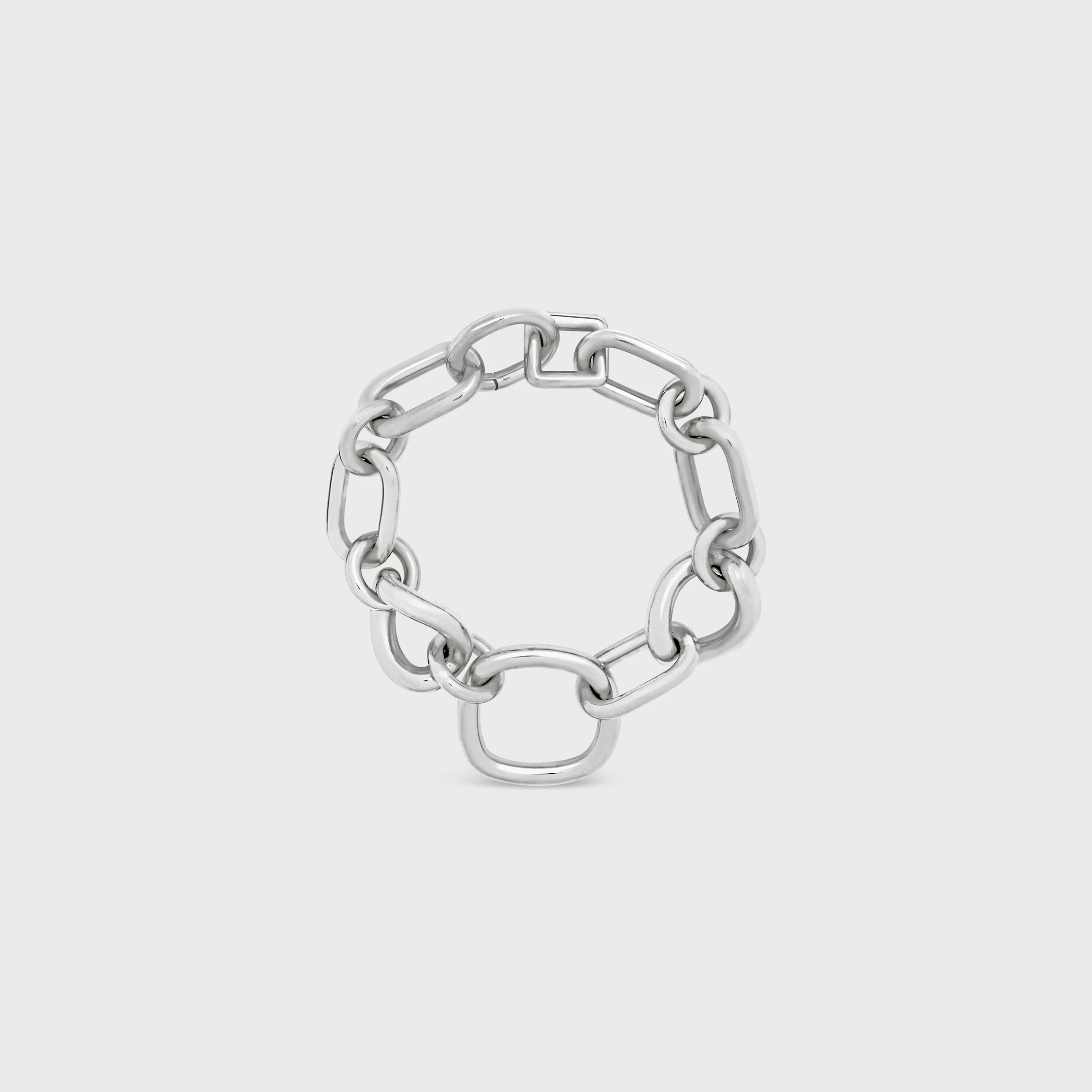 CHARMS MODERN DÜNN GOURMETTE AUS BRONZE MIT RHODIUM-OBERFLÄCHE