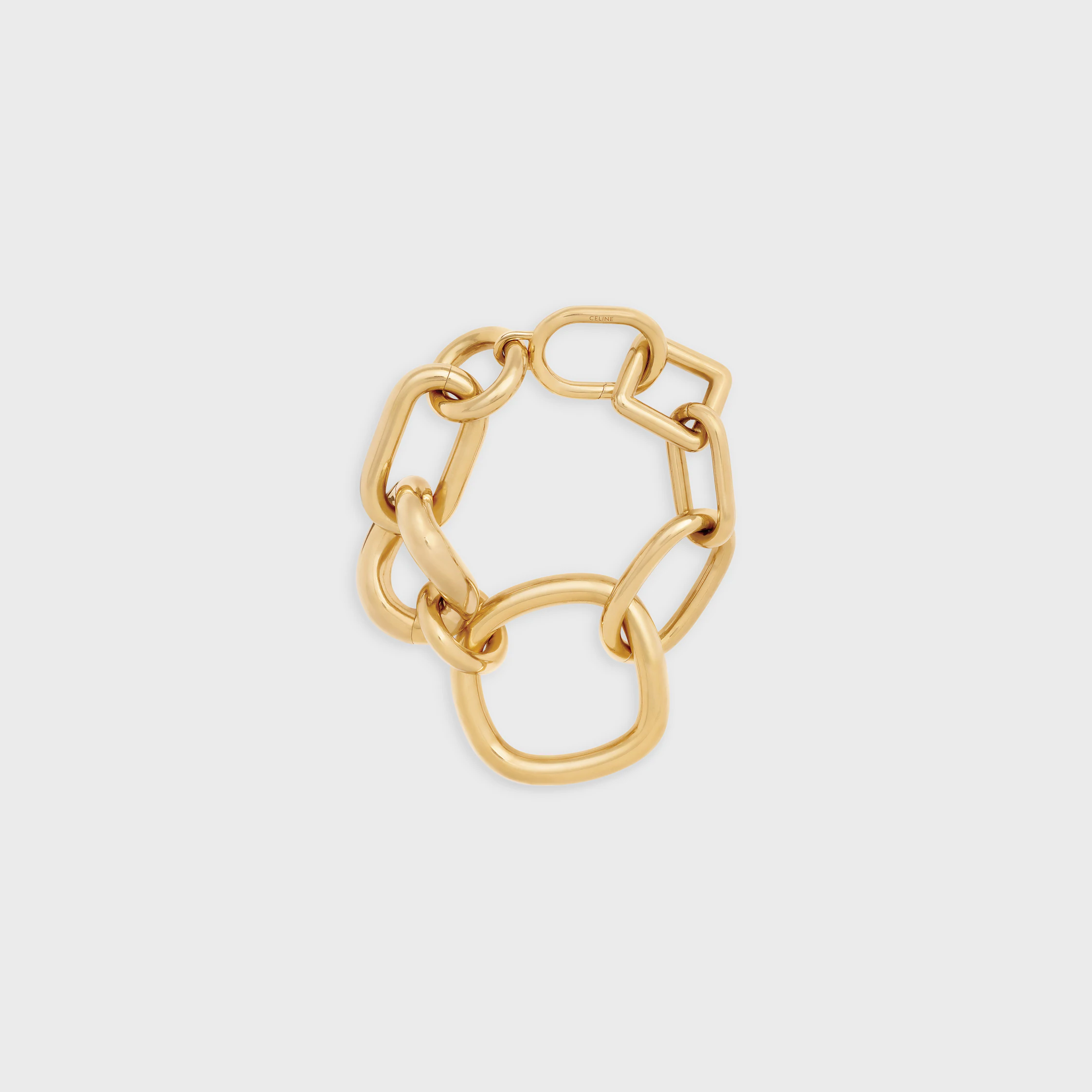 CHARMS MODERN CHUNKY GOURMETTE AUS BRONZE MIT GOLDFINISH