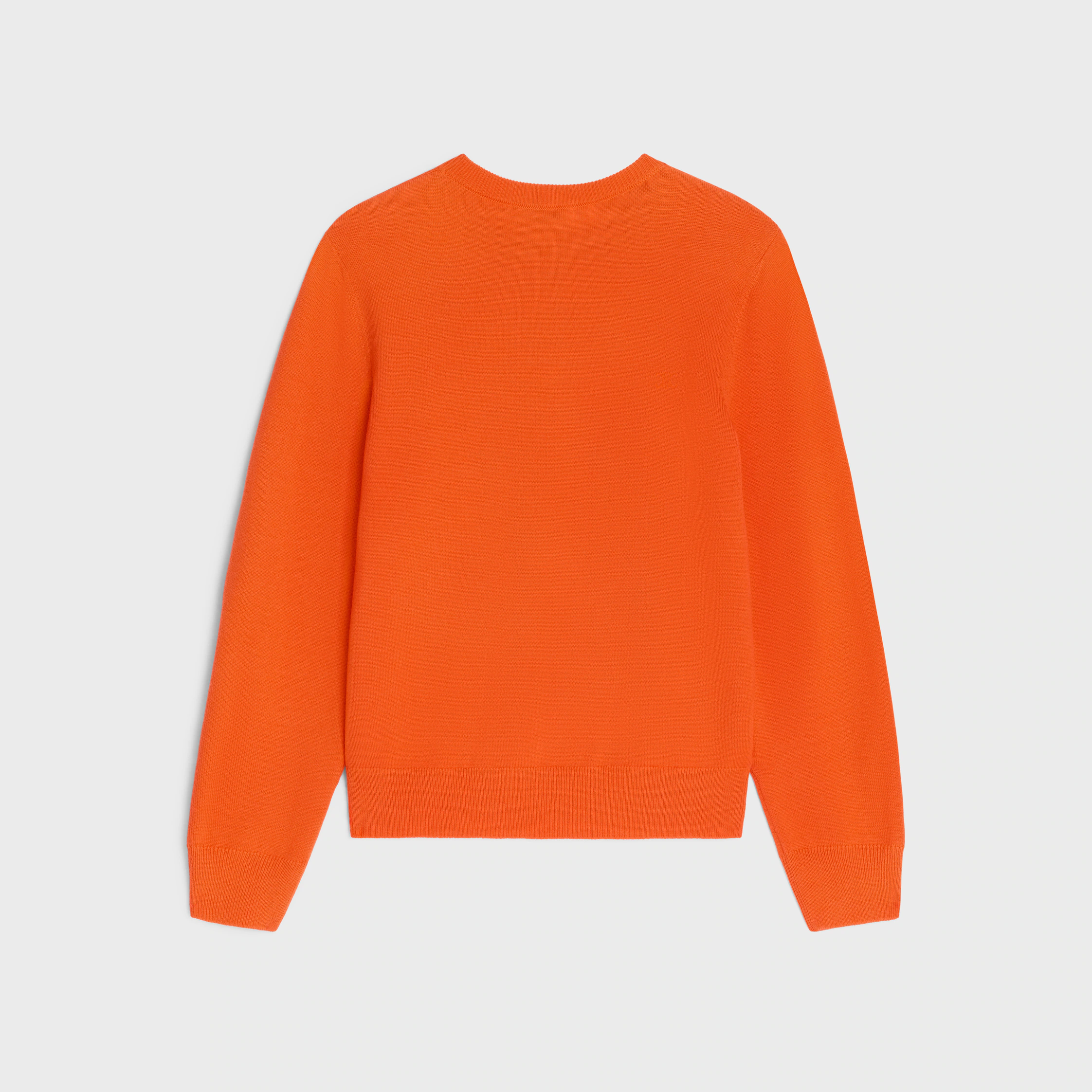 Pullover mit Rundhals in feiner Wolle