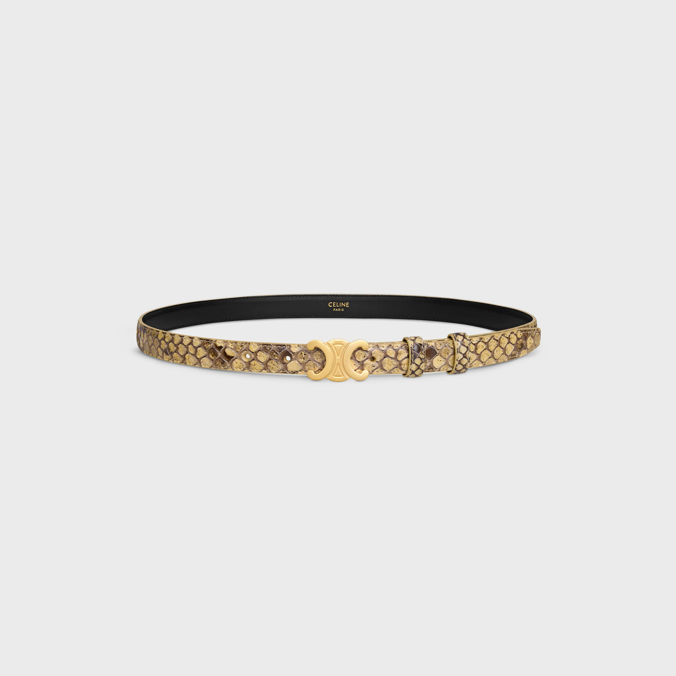 Triomphe Gürtel 18 MM IN PYTHON