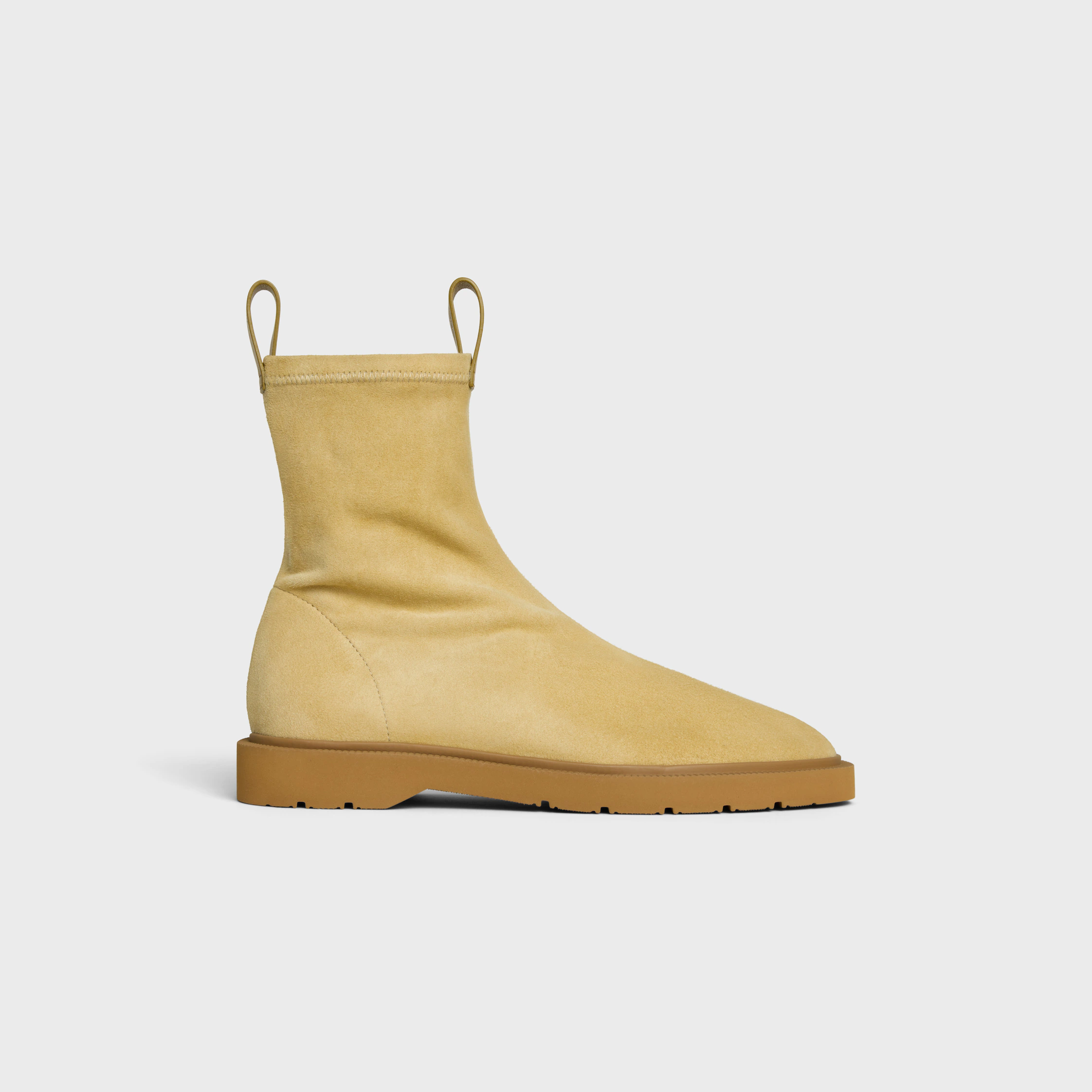 FLOW - ZIPPSTIEFEL AUS DEHNBARER SUEDLEDER-BAUMWOLLE