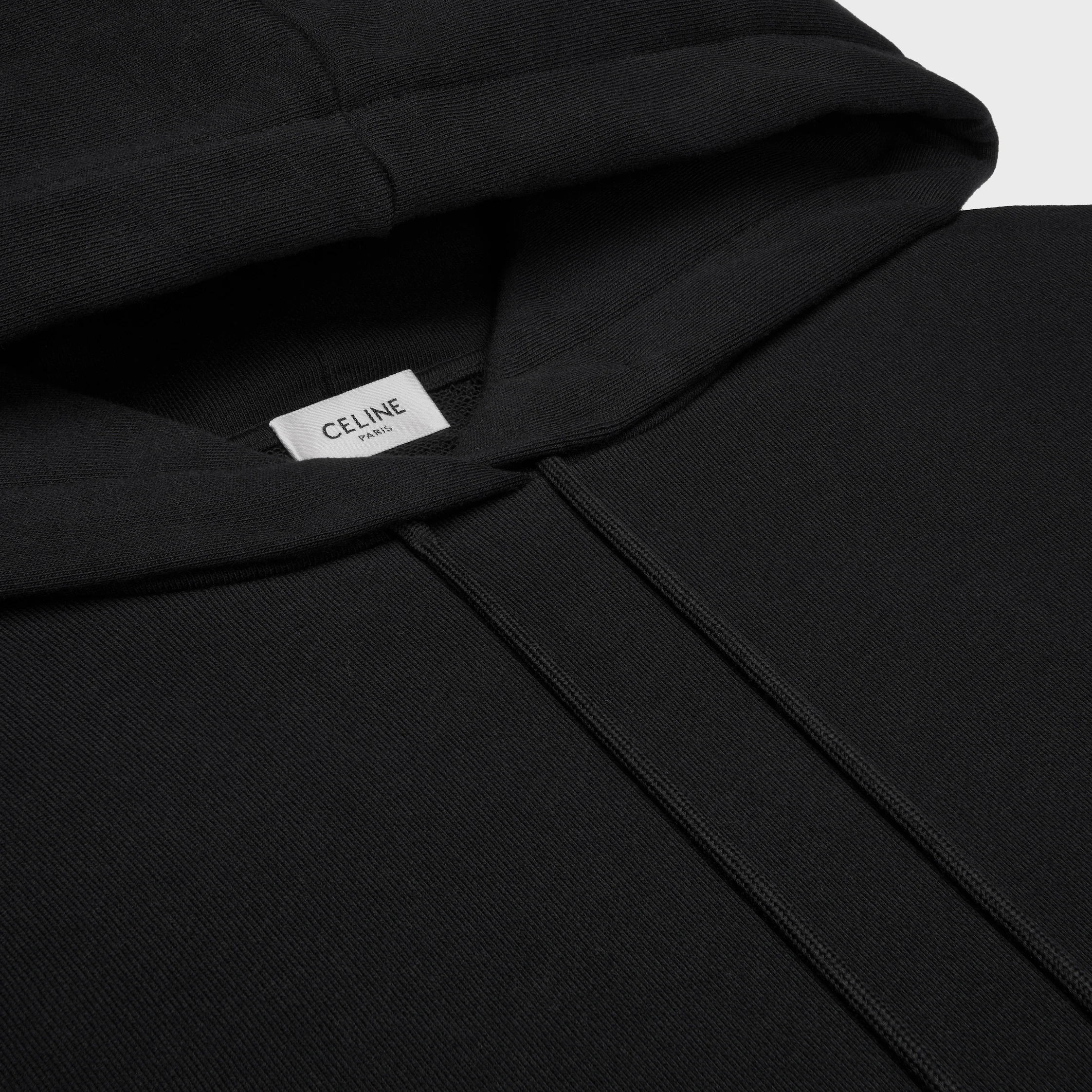 Hoodie aus Baumwollfleece