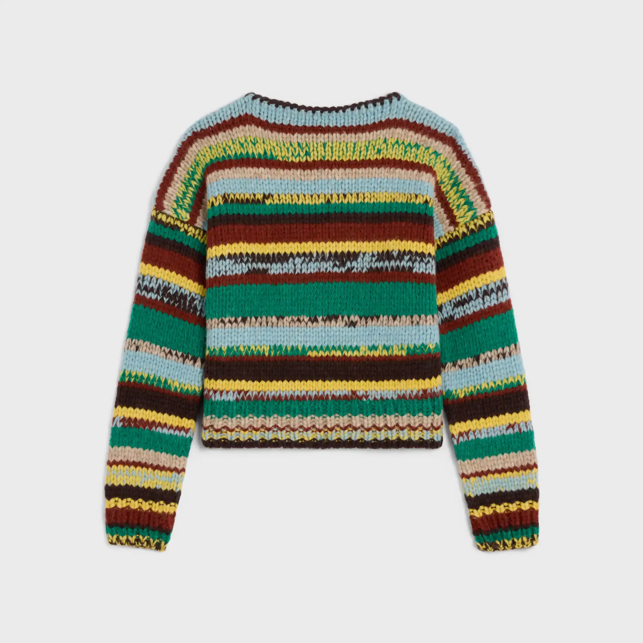 Pullover in Moulins Alpaka und Wolle