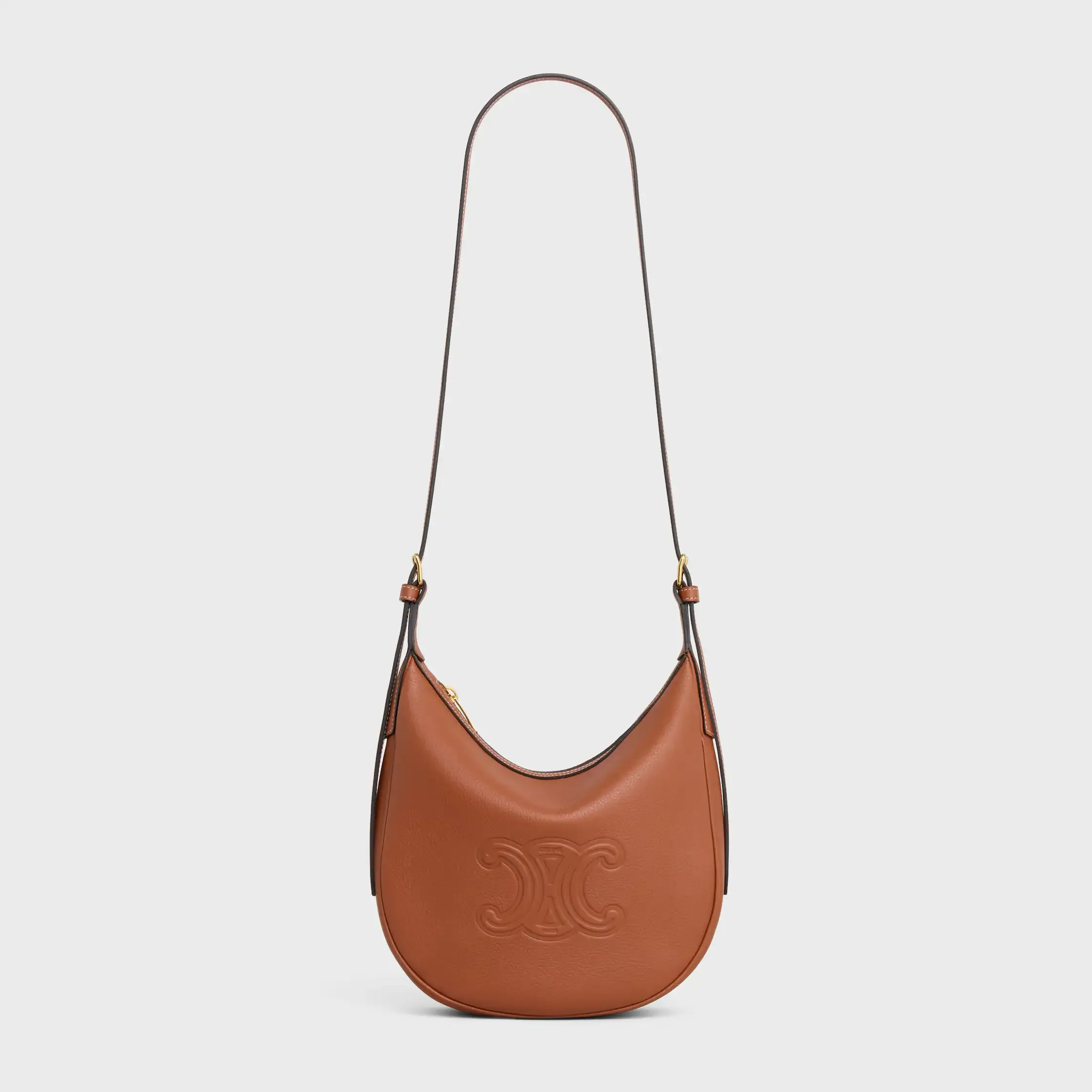 KLEINE HELOÏSE-TASCHE AUS WEICHEM GEPRÄGTEM KALBSLEDER