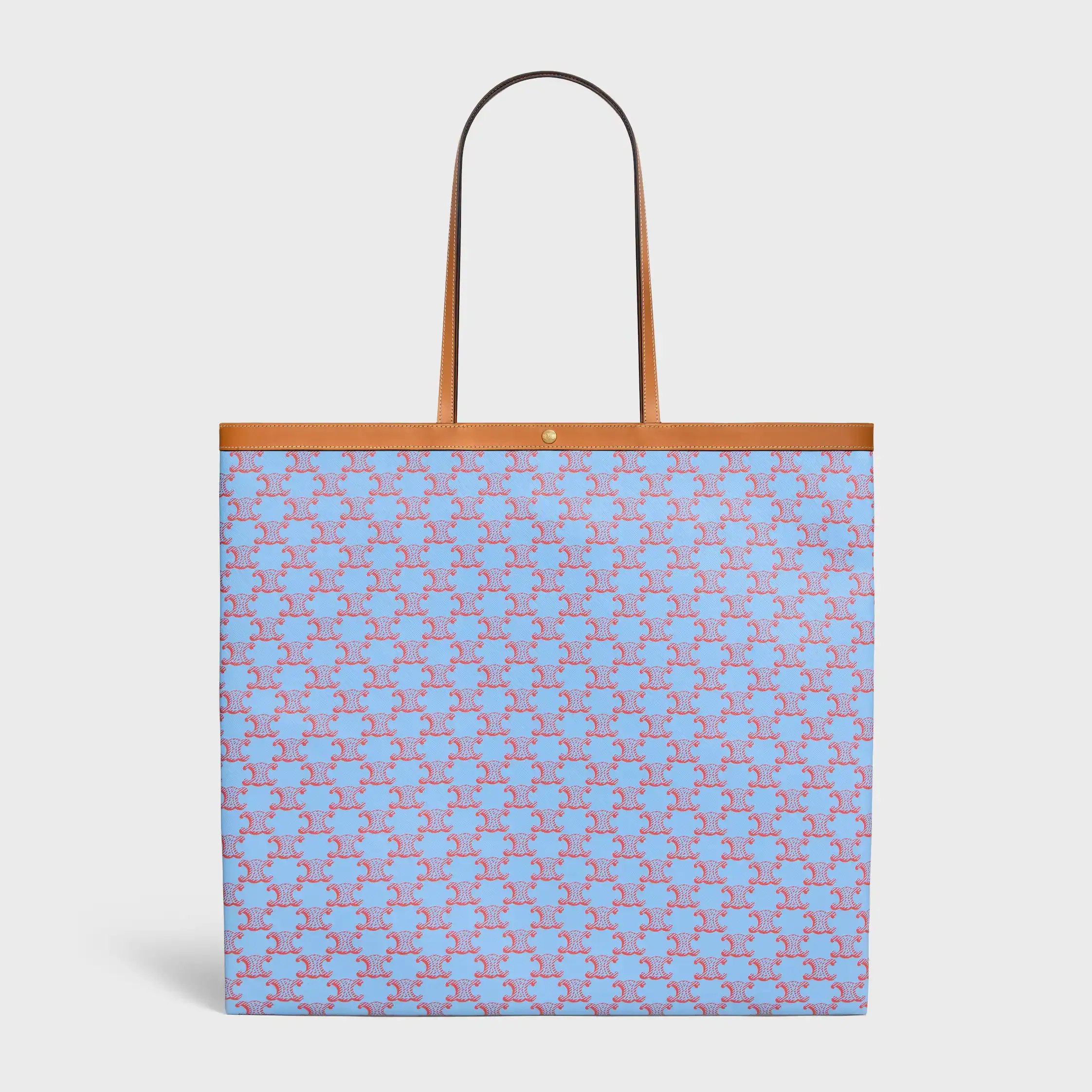 GROßE FLACHE EINKAUFS-TASCHE AUS Triomphe-Canvas