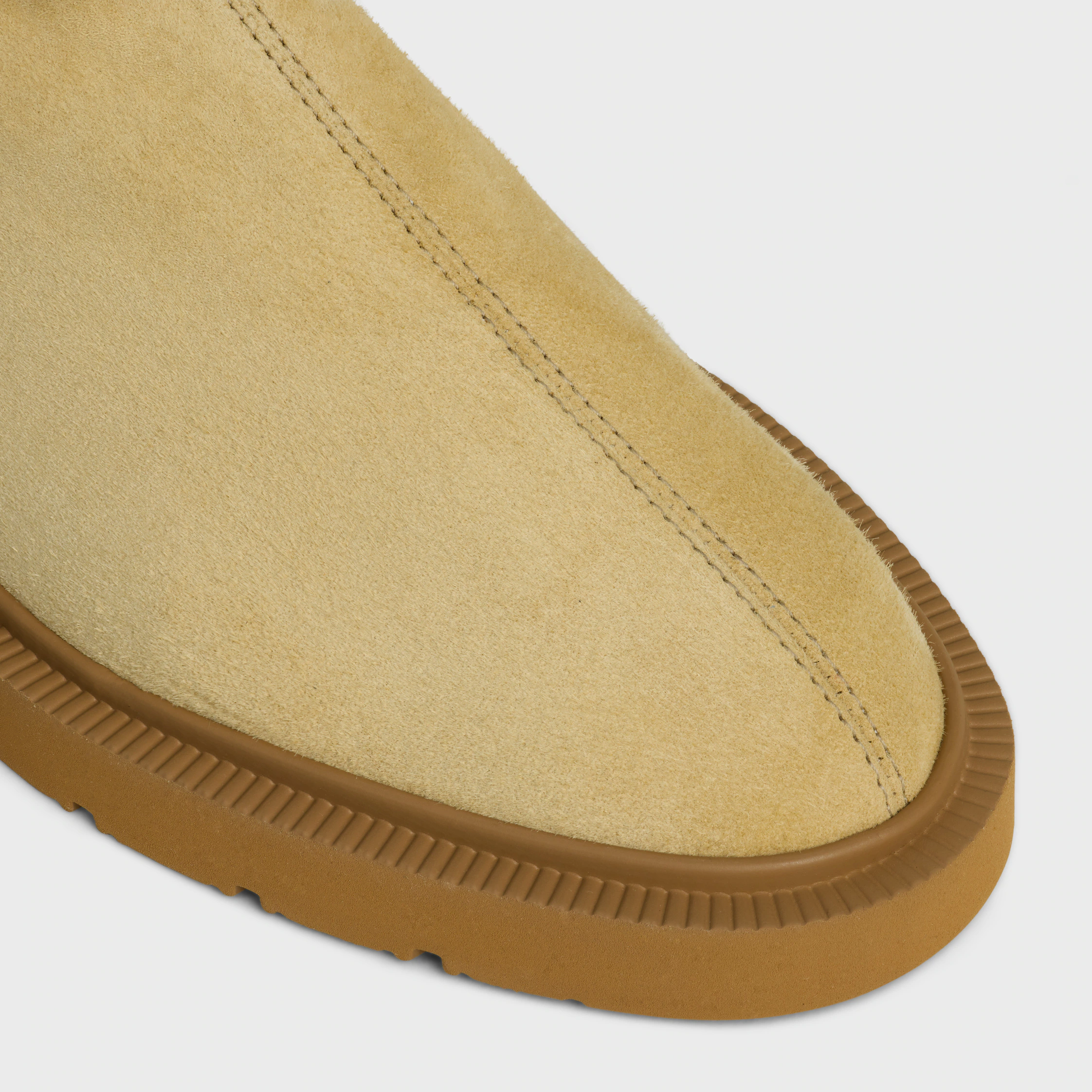 FLOW ZIPPED BOOT IN Stretch-Suede-Lammfell