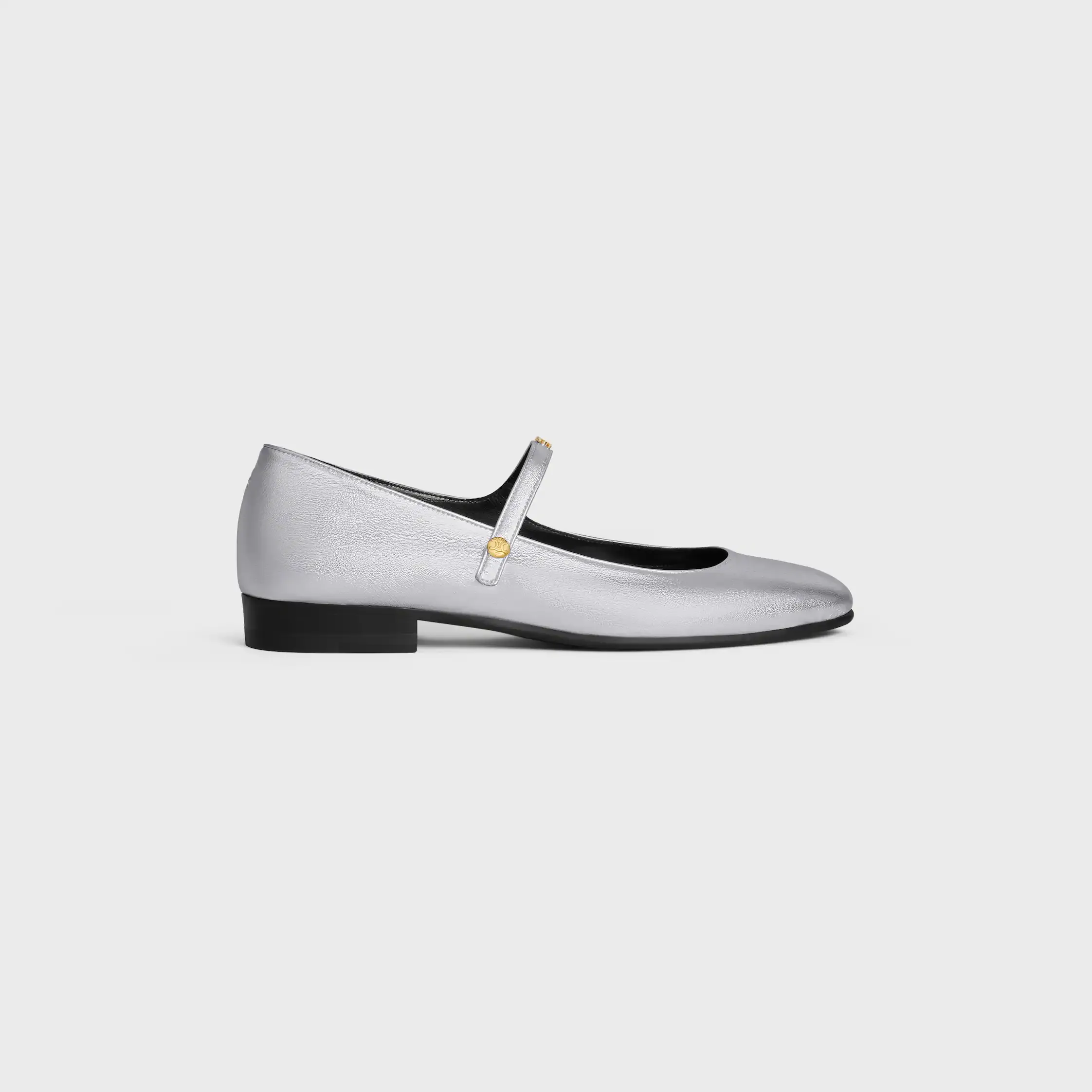CITY BALLERINA AUS LAMINIERTER LAMMLEDER