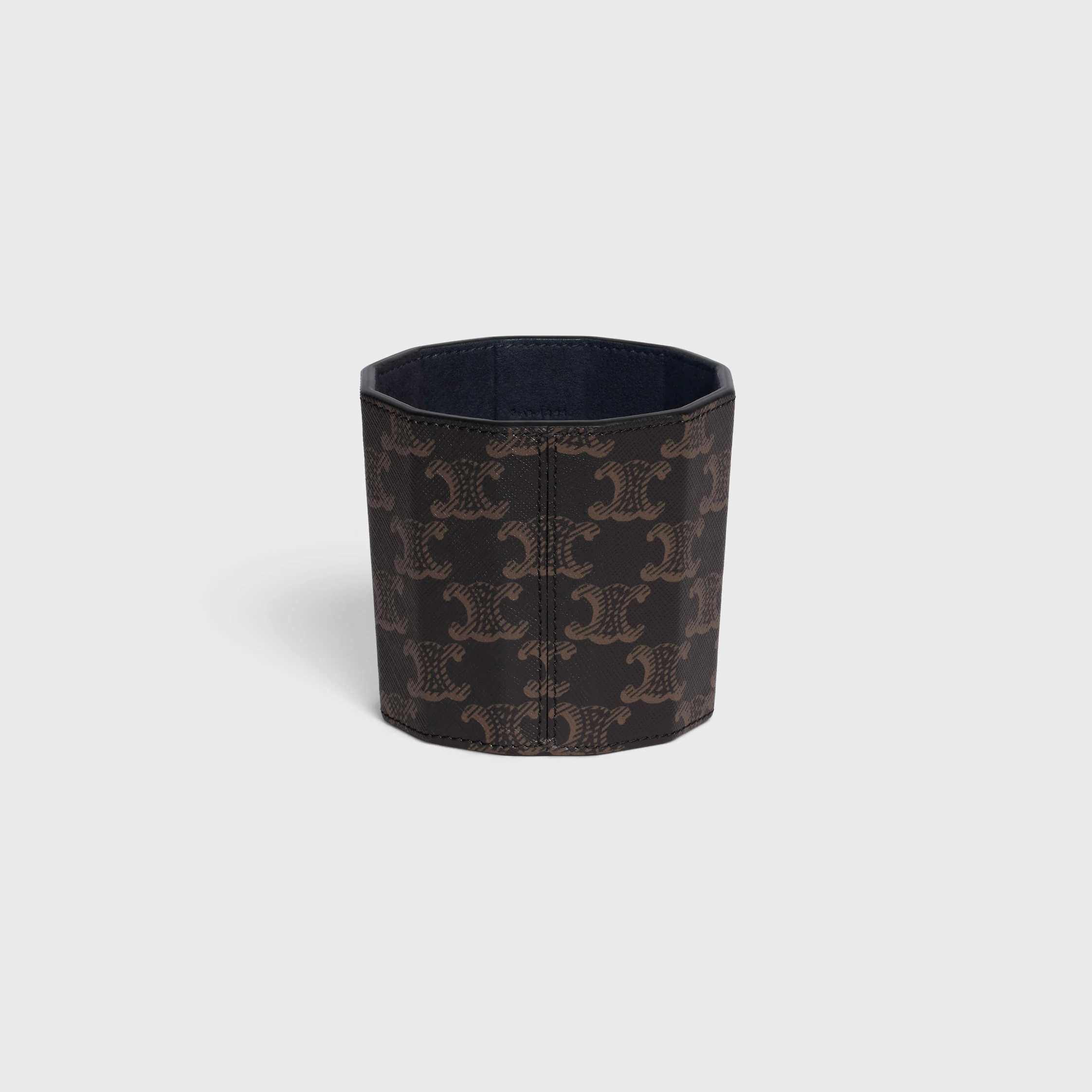 Candle Case aus Triomphe Canvas und Kalbsleder