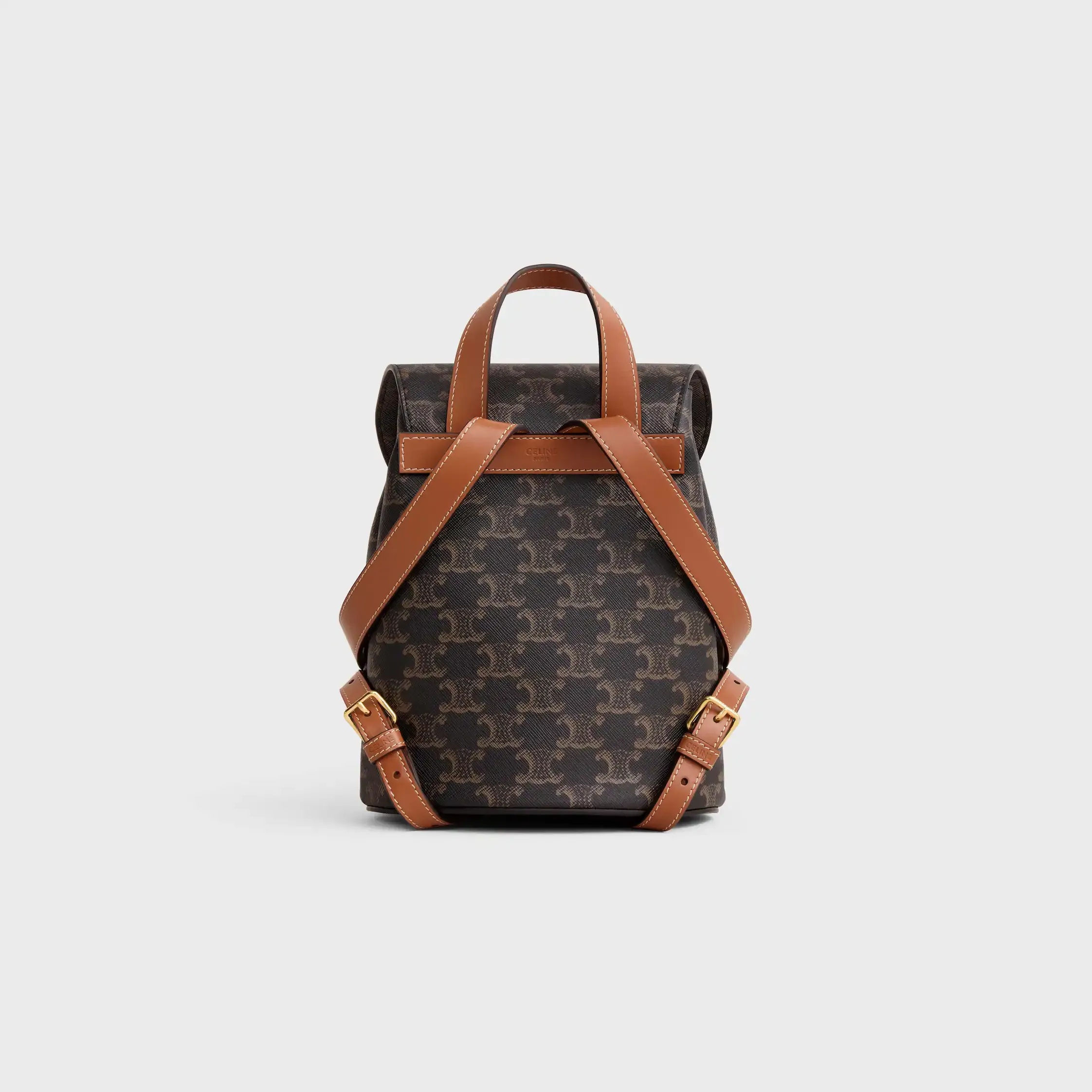 RUCKSACK CELINE BONNIE IN Triomphe Canvas und Kalbsleder