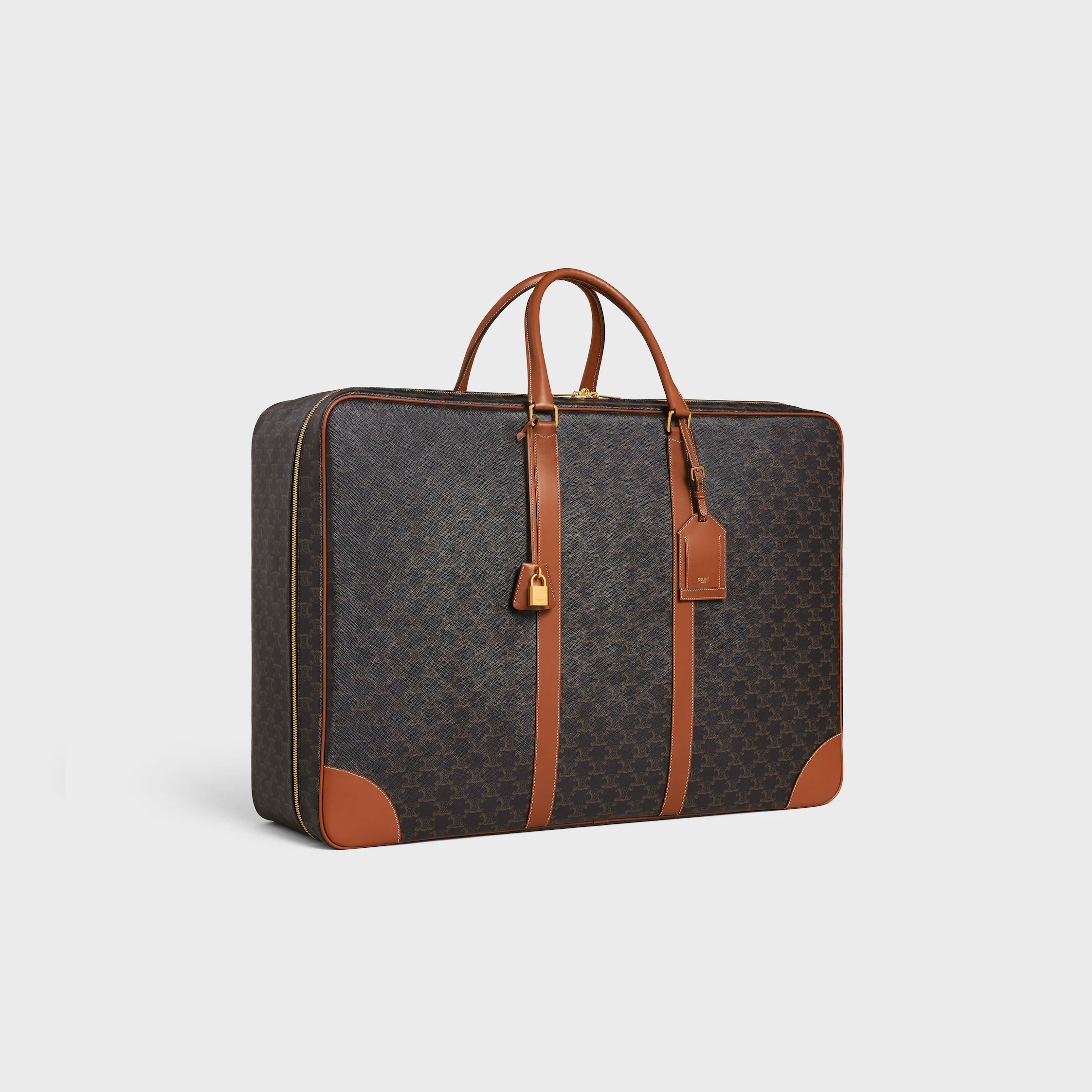 Weiche Reisetasche 70 in Triomphe Canvas und Kalbsleder