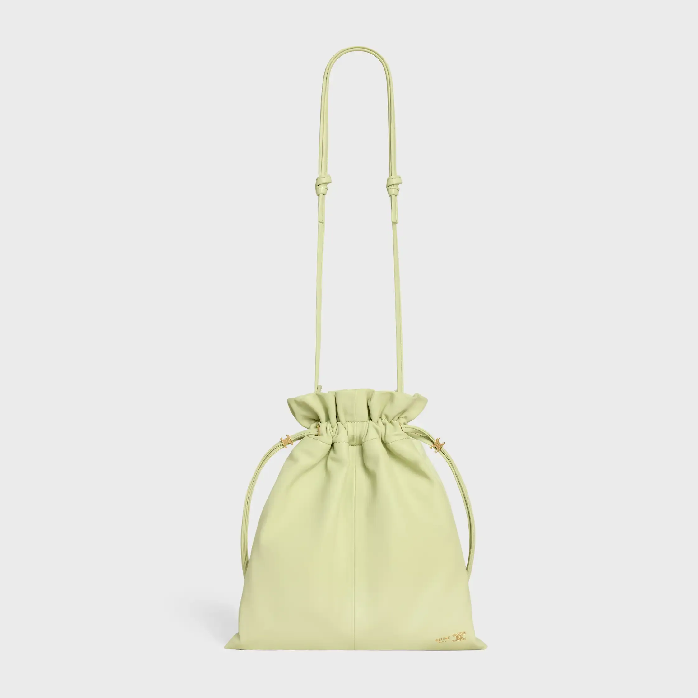 KLEINE POUCH AUS LAMMLEDER