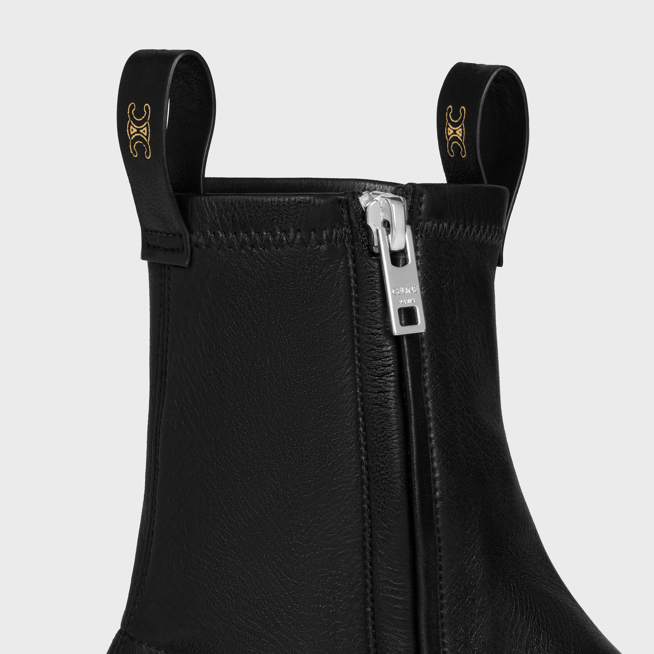 FLOW - ZIPPSTIEFEL AUS DEHNBAREM LAMMLEDER