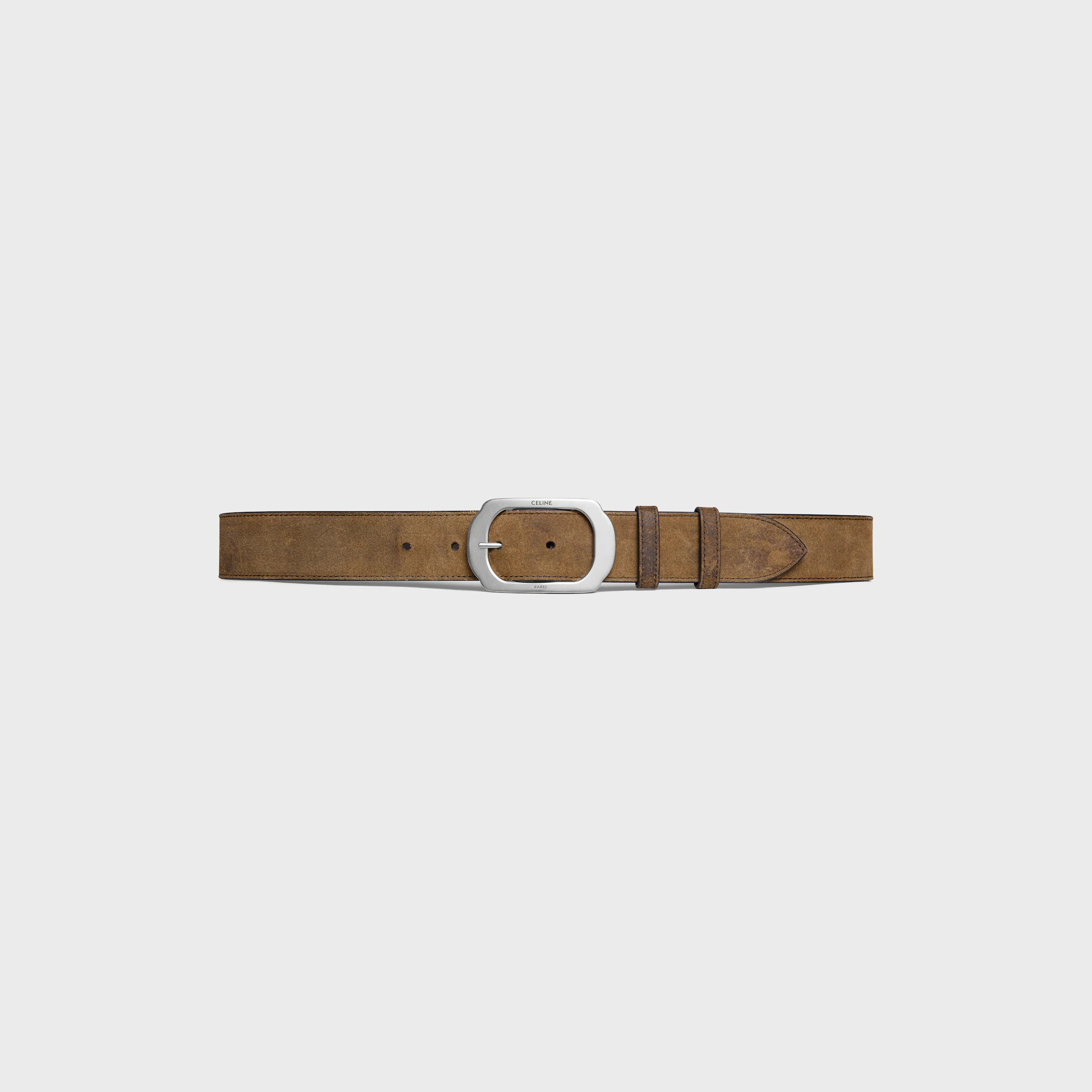 BC-21 35MM GURTEL AUS Wildleder-Kalbsleder mit Wachseffekt