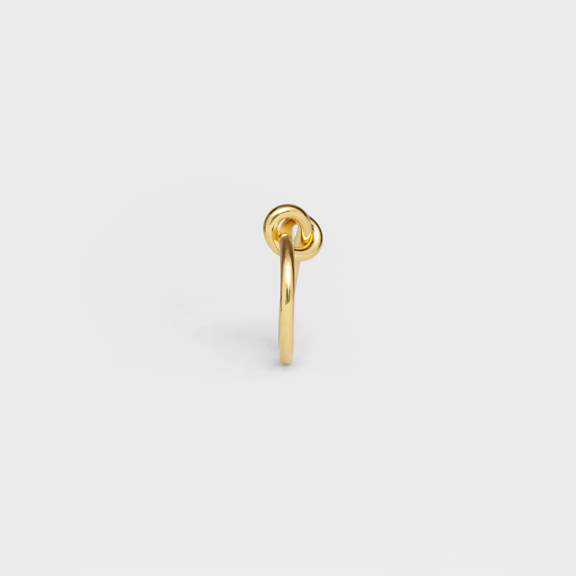 Knot-Ring aus Messing mit Goldfinish
