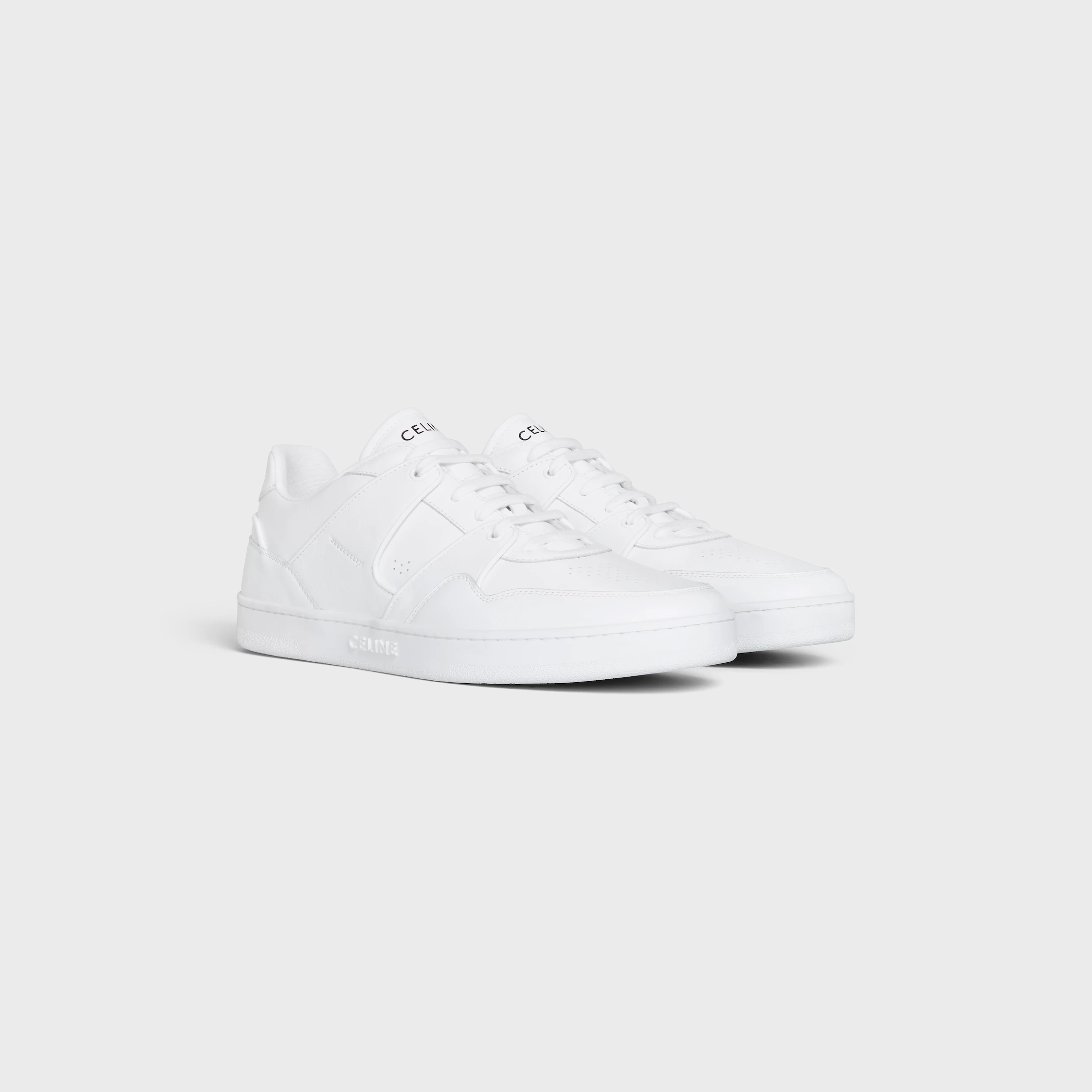 CELINE TRAINER CT-04 NIEDRIGE SCHUHSENDE IN KALBSLEDER