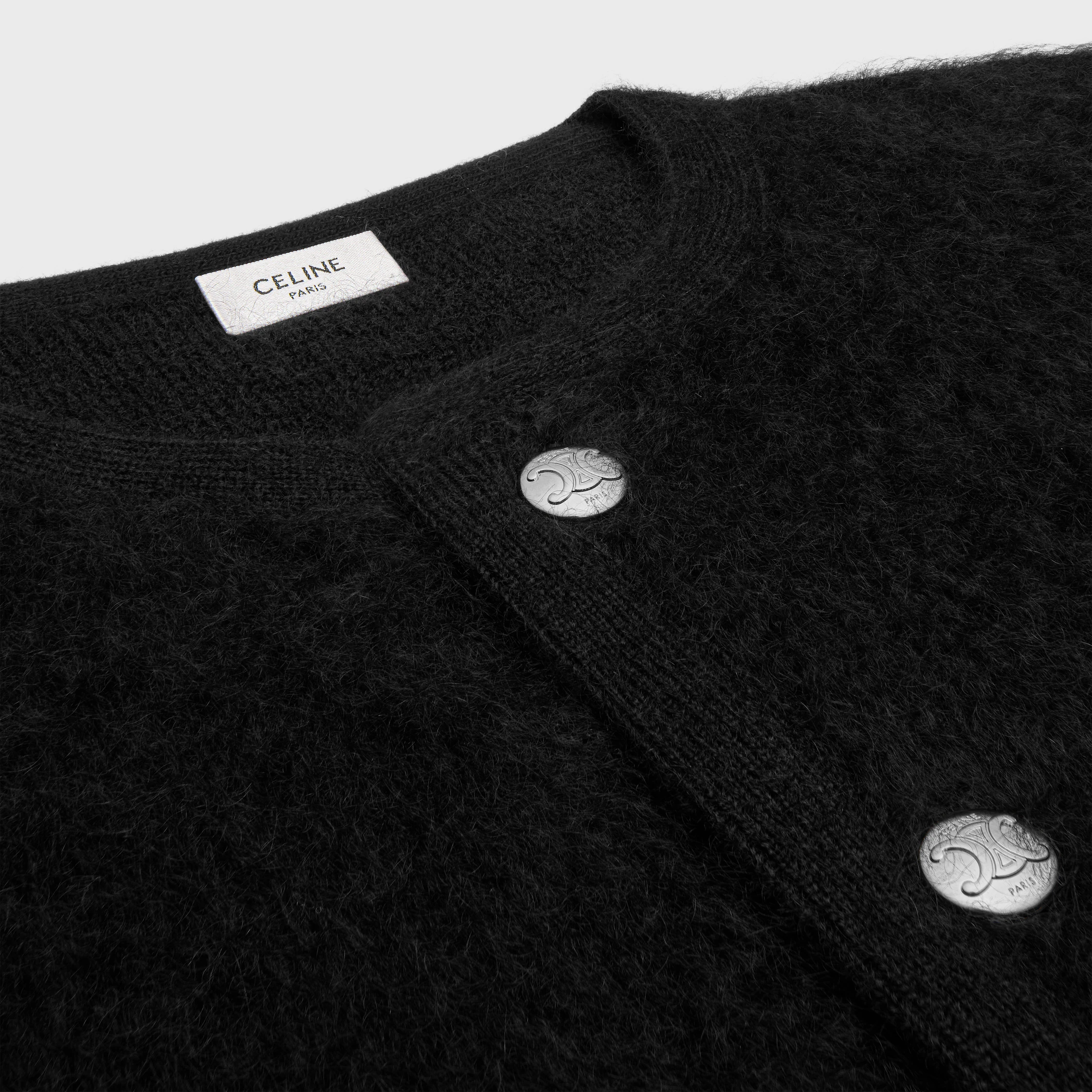 Cardigan IN gebürsteter Mohair