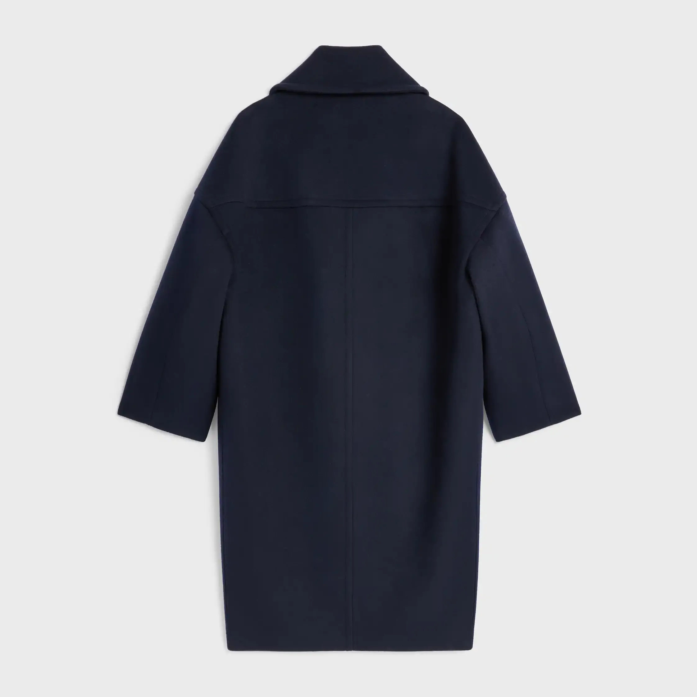 Langes Peacoat aus Wollfilz
