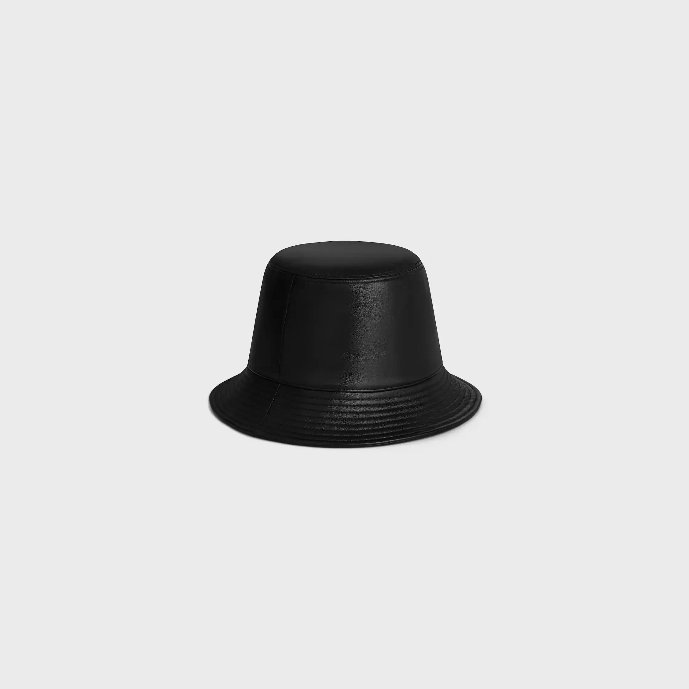 Buckethut aus weichem Lammleder