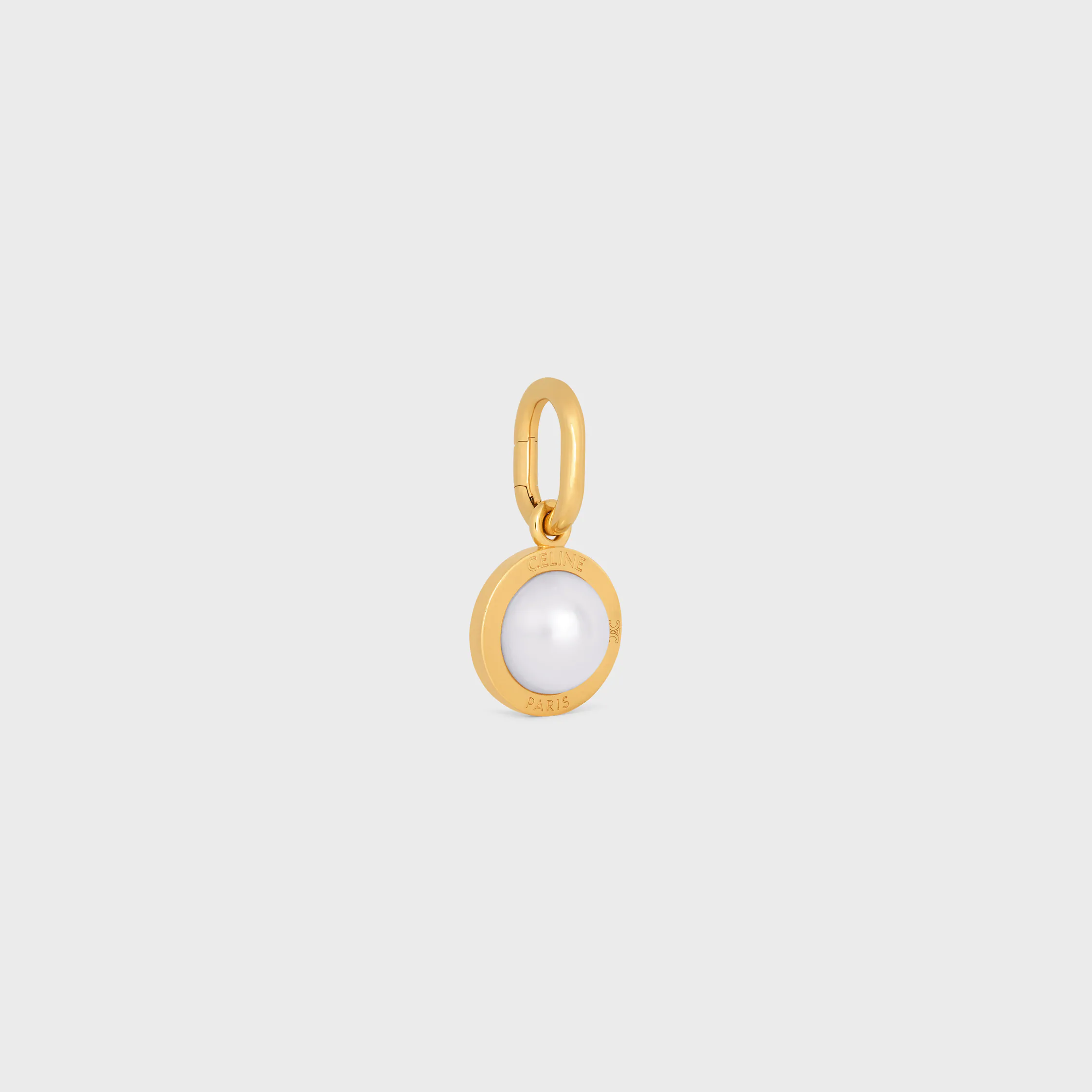 CHARMS PERLE AUS HARZPERLE UND BRONZE MIT GOLDFINISH