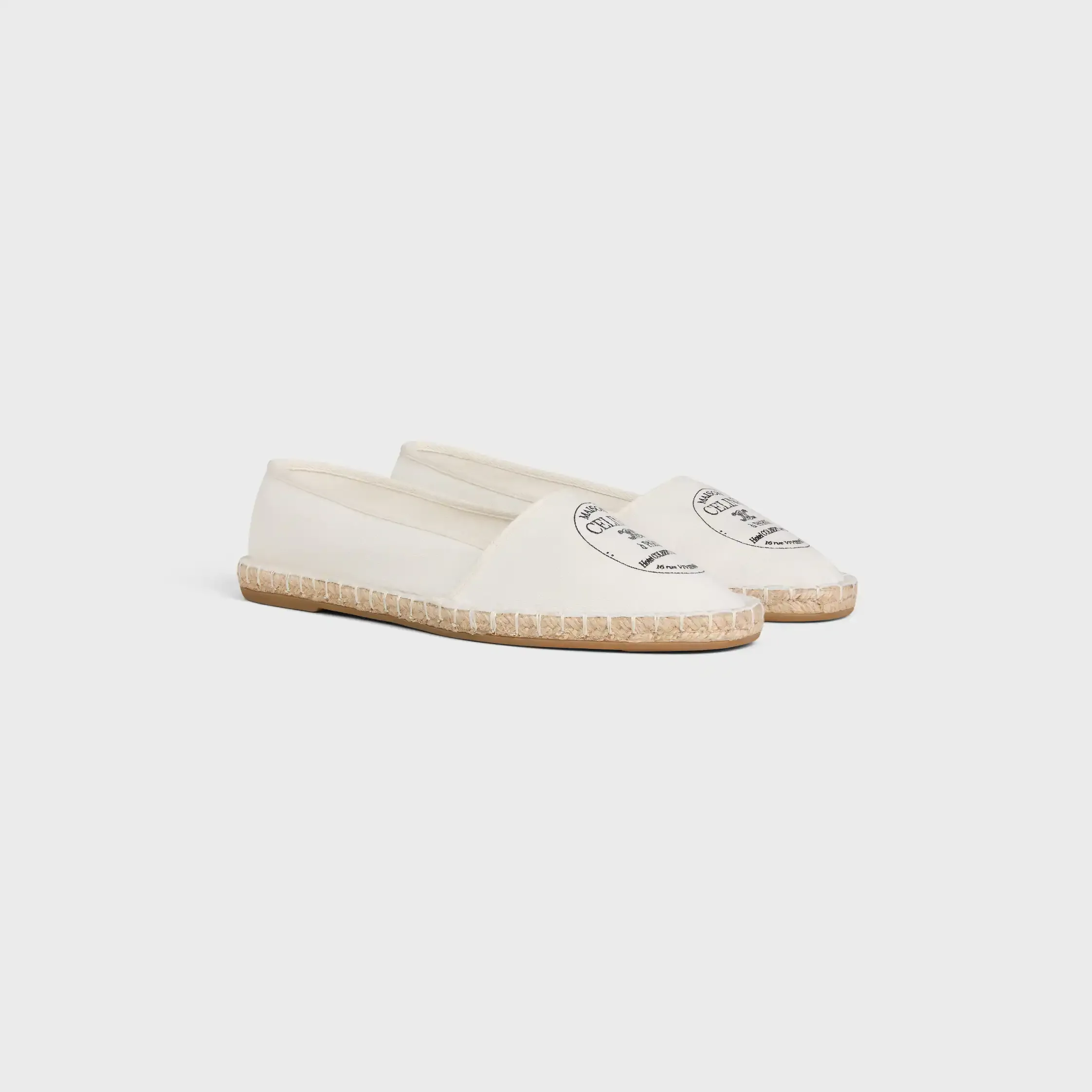 MAISON CELINE ESPADRILLE AUS KUNSTSTOFF