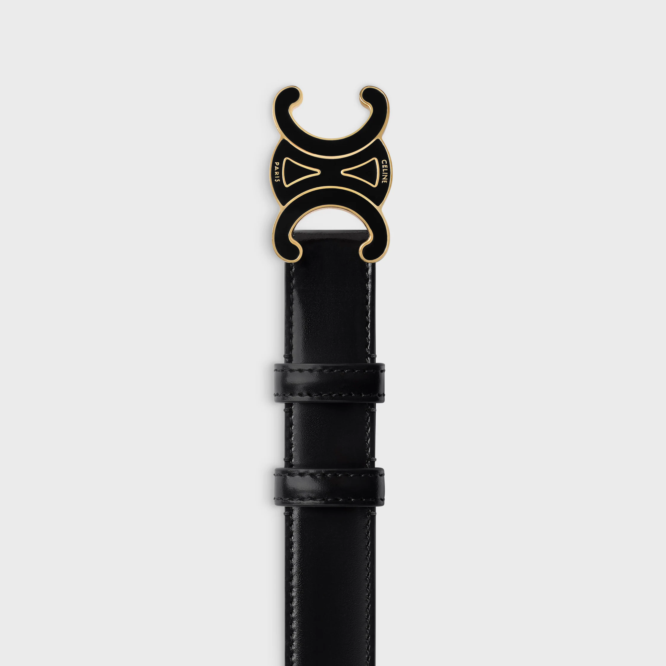 MITTEL 25 MM TRIOMPHE GÜRTEL AUS TAURILLON-LERCHENLEDER