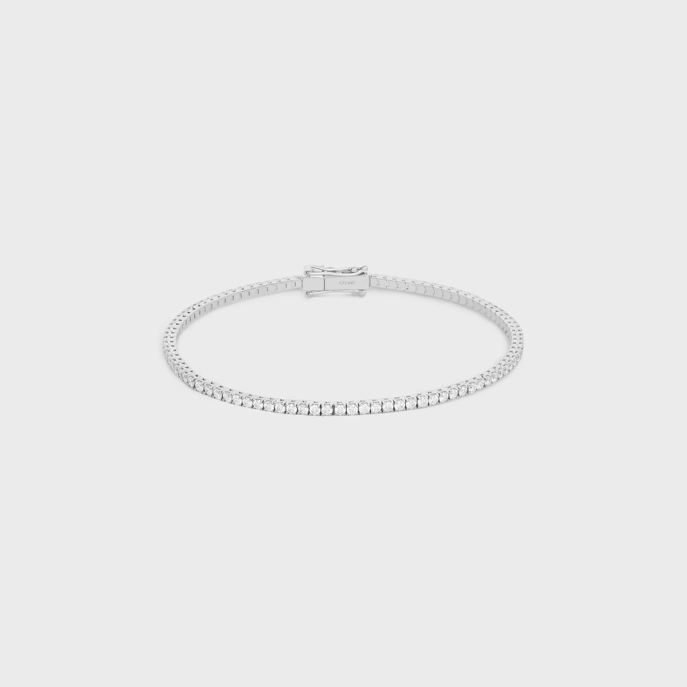 Tennis-Armband aus Weißgold und Diamanten