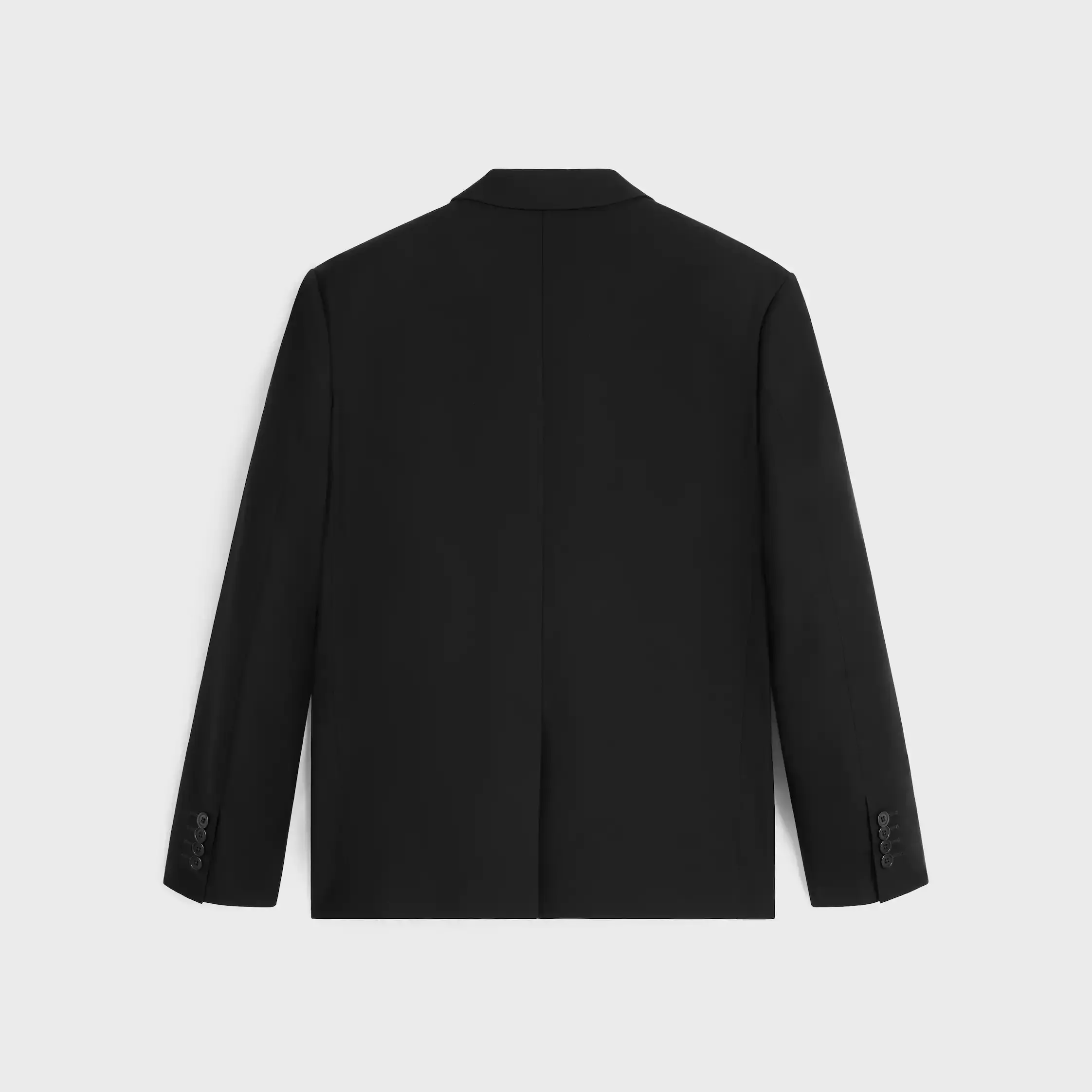 Angepasster Mantel aus Wollgabardine