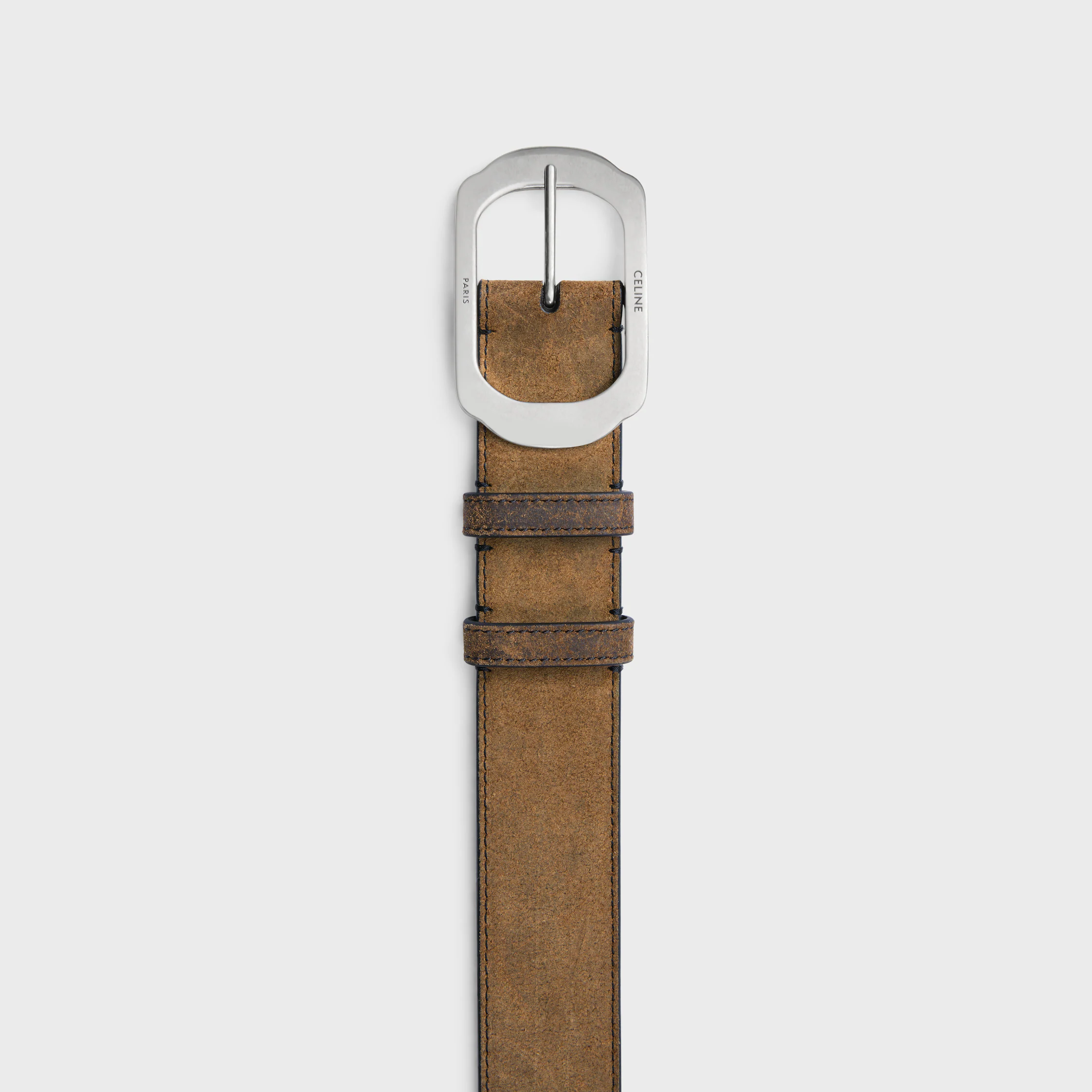 BC-21 35MM GURTEL AUS Wildleder-Kalbsleder mit Wachseffekt