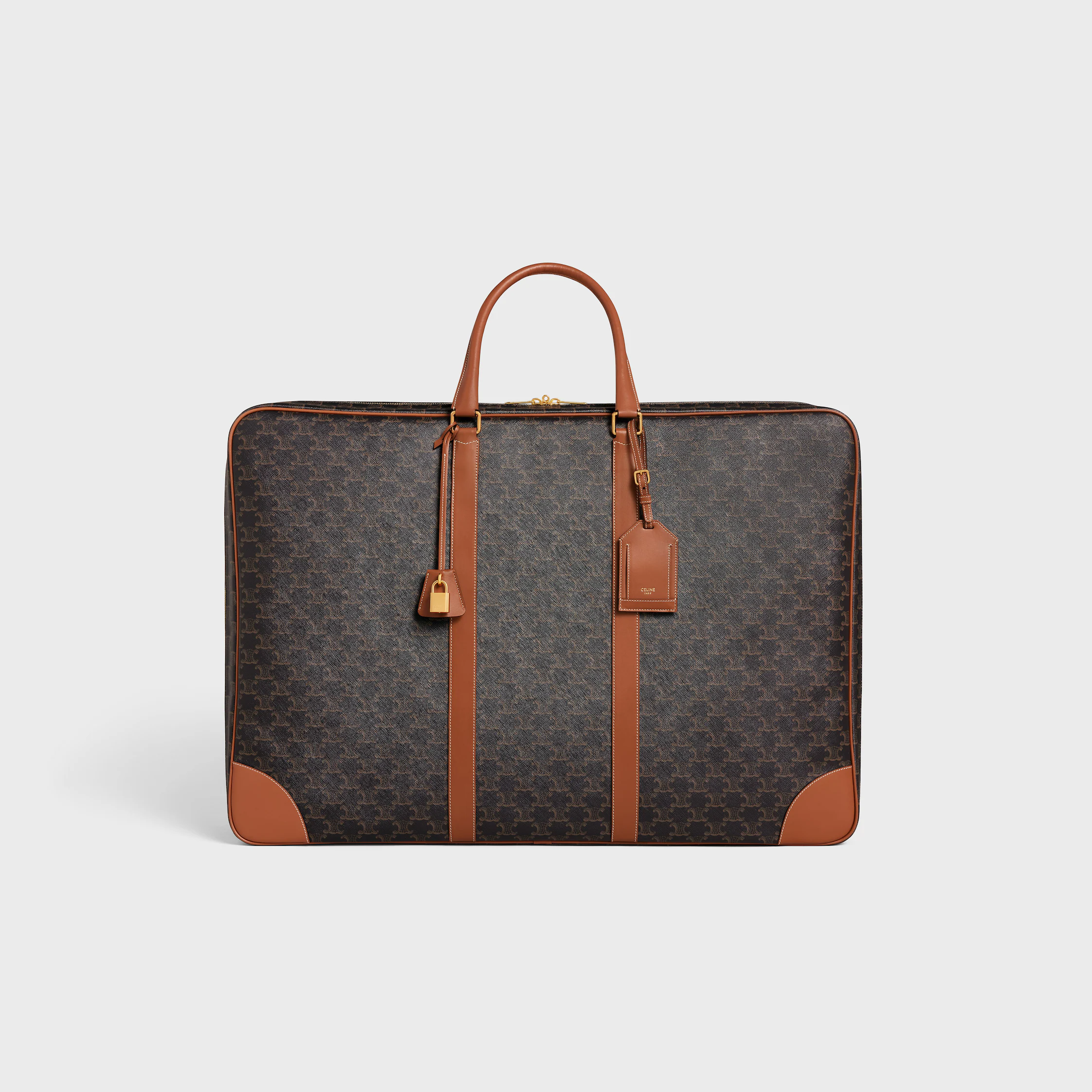 Weiche Reisetasche 70 in Triomphe Canvas und Kalbsleder