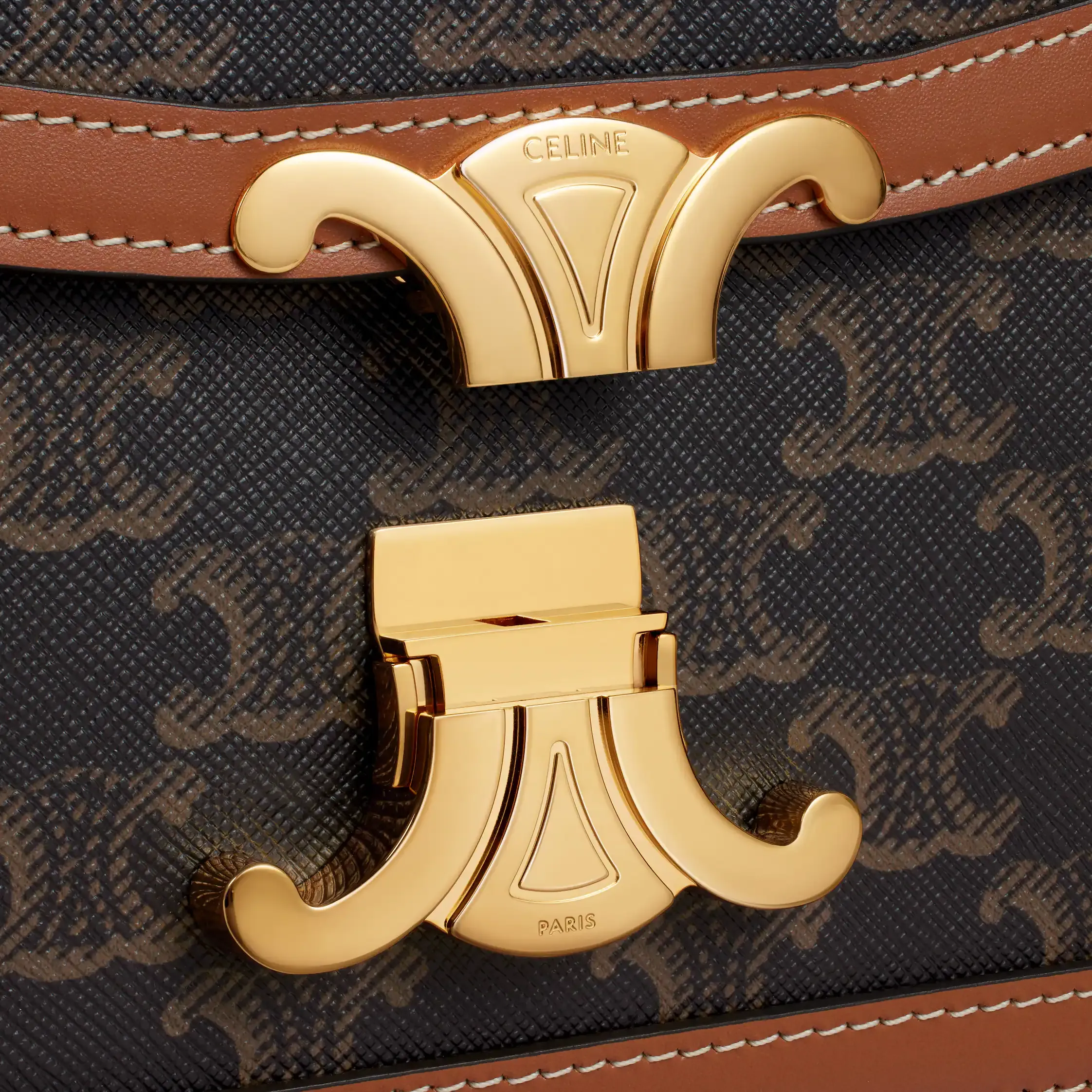 TEEN TRIOMPHE TASCHE IN Triomphe Canvas und Kalbsleder