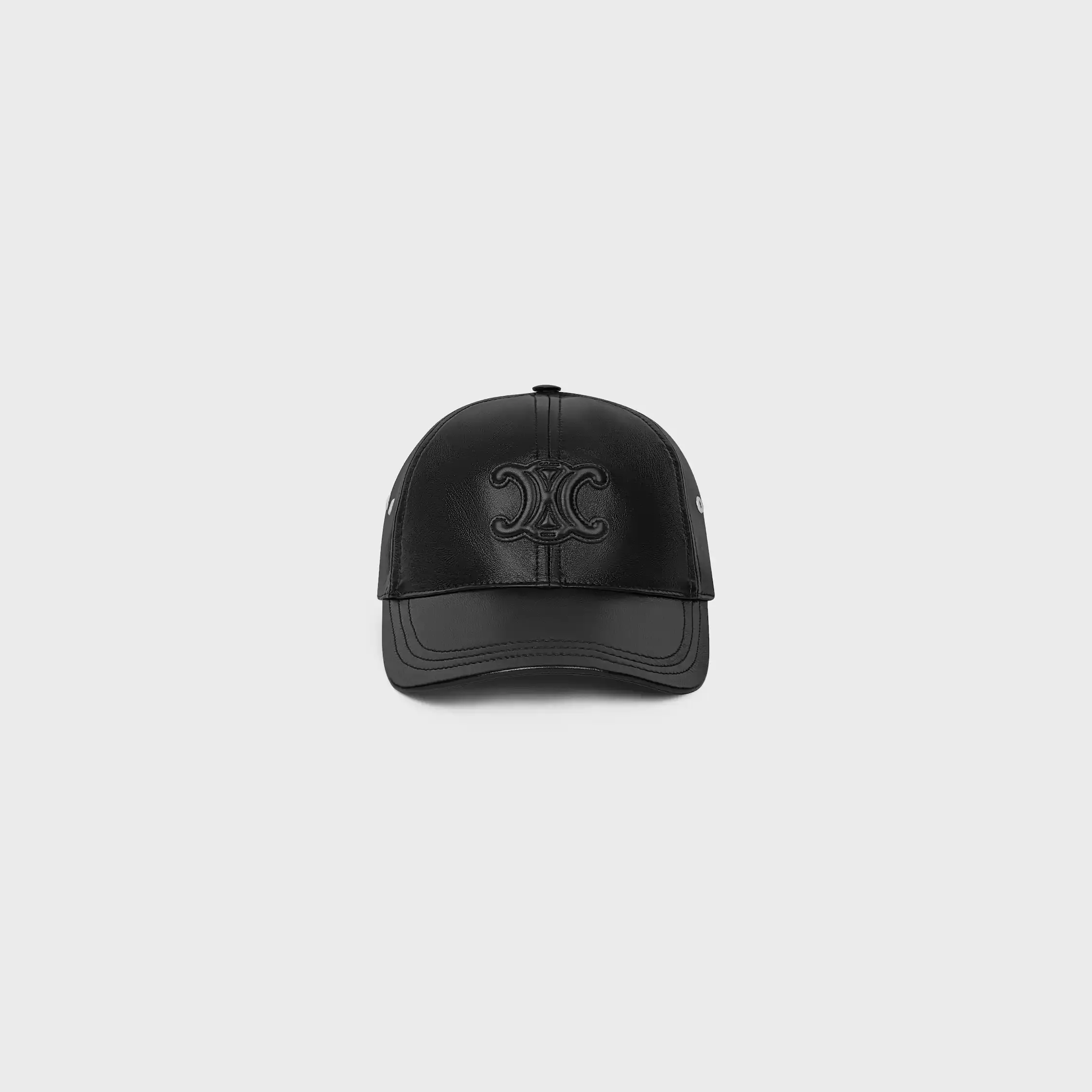 triomphe Baseball Cap aus Lammleder