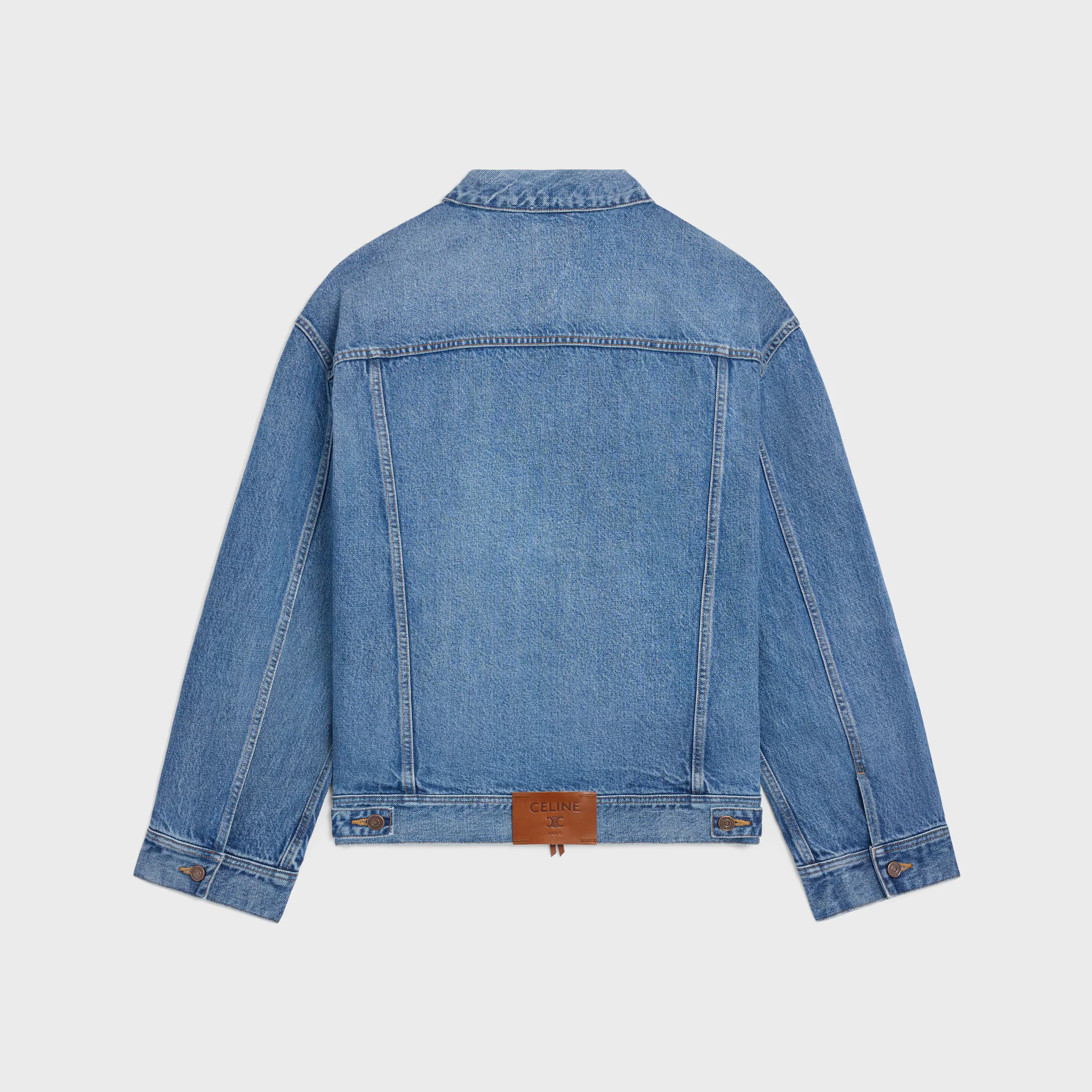 Trucker-Jacke aus Baumwolldenim
