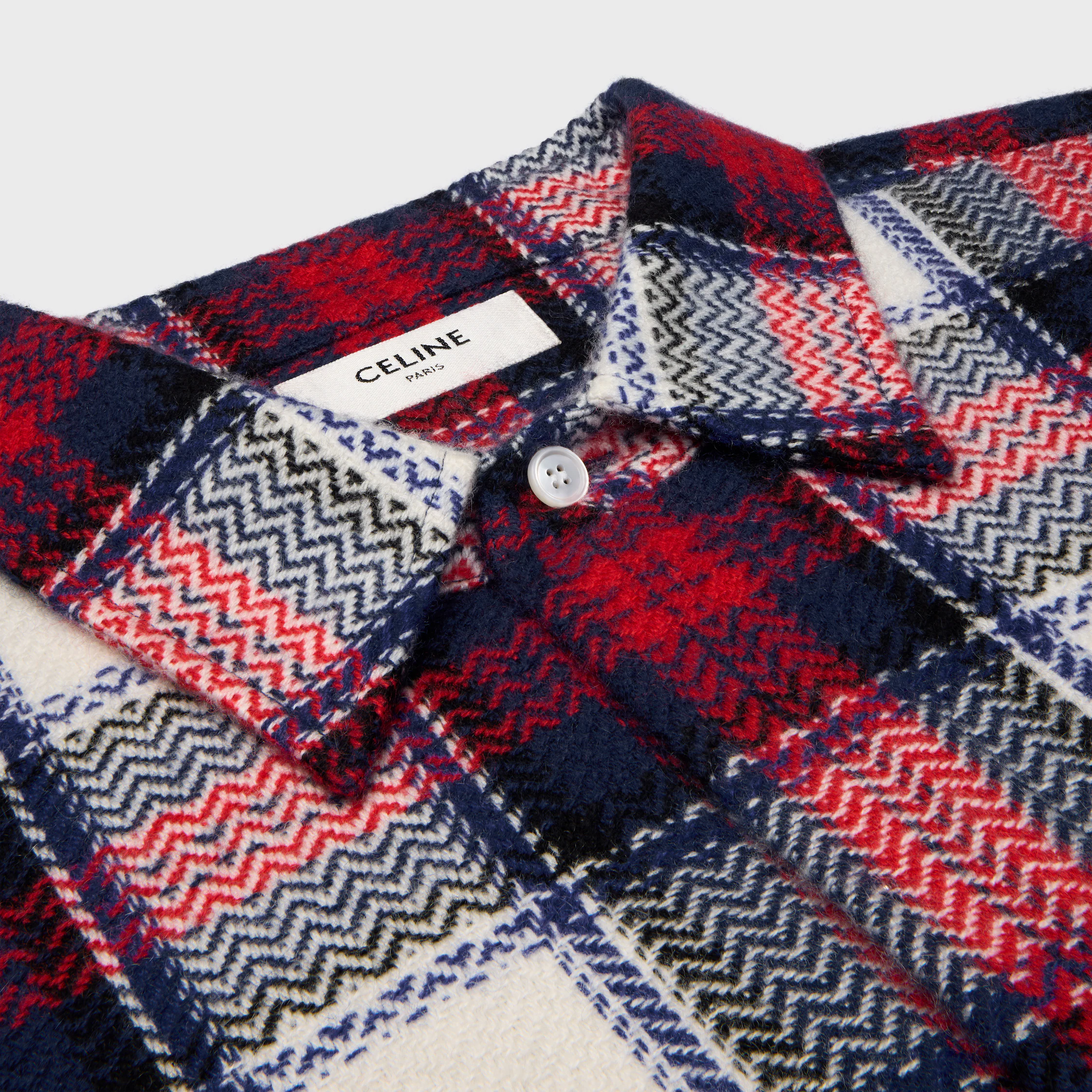Overshirt IN kariertem Kaschmir