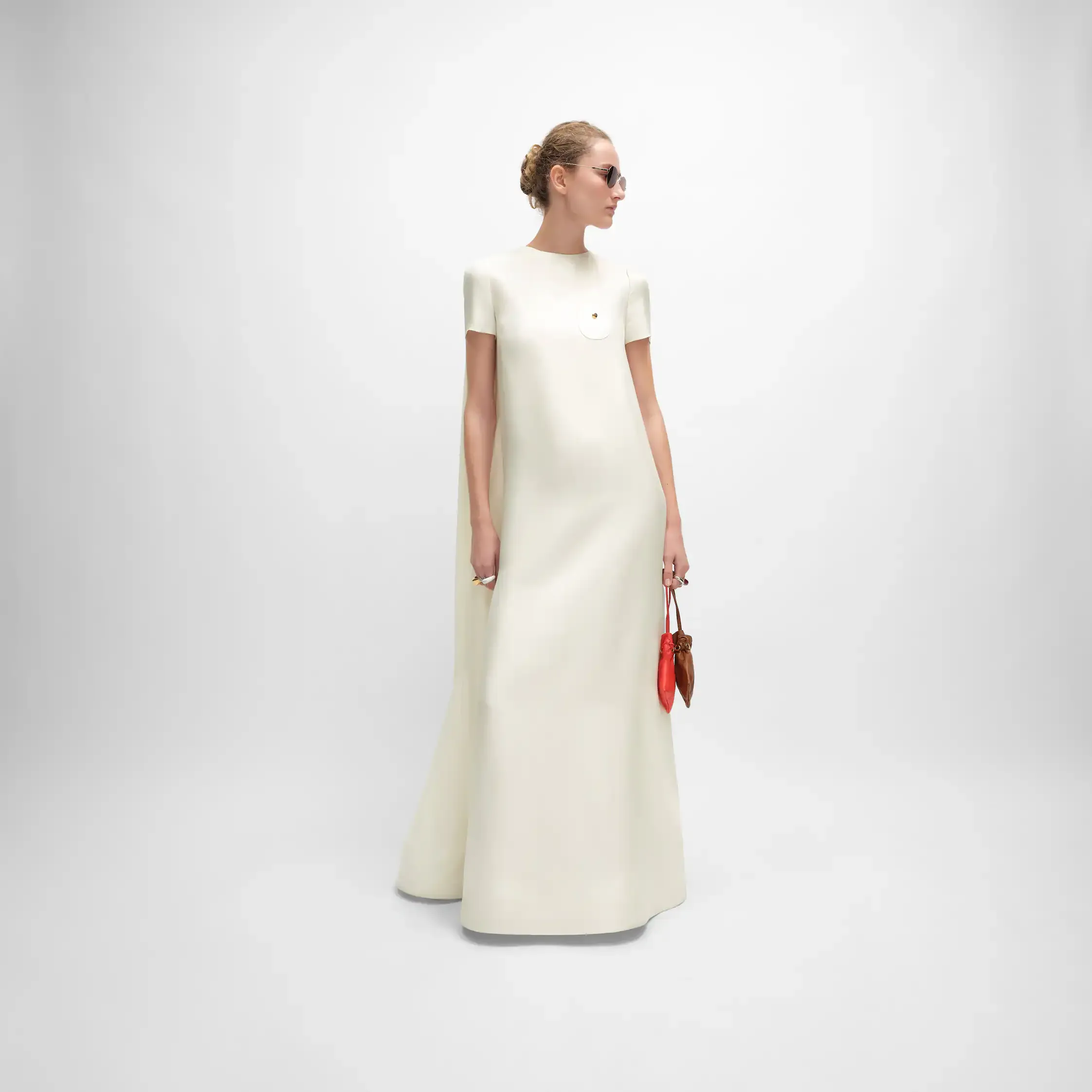 Kleid aus Seidenorganza