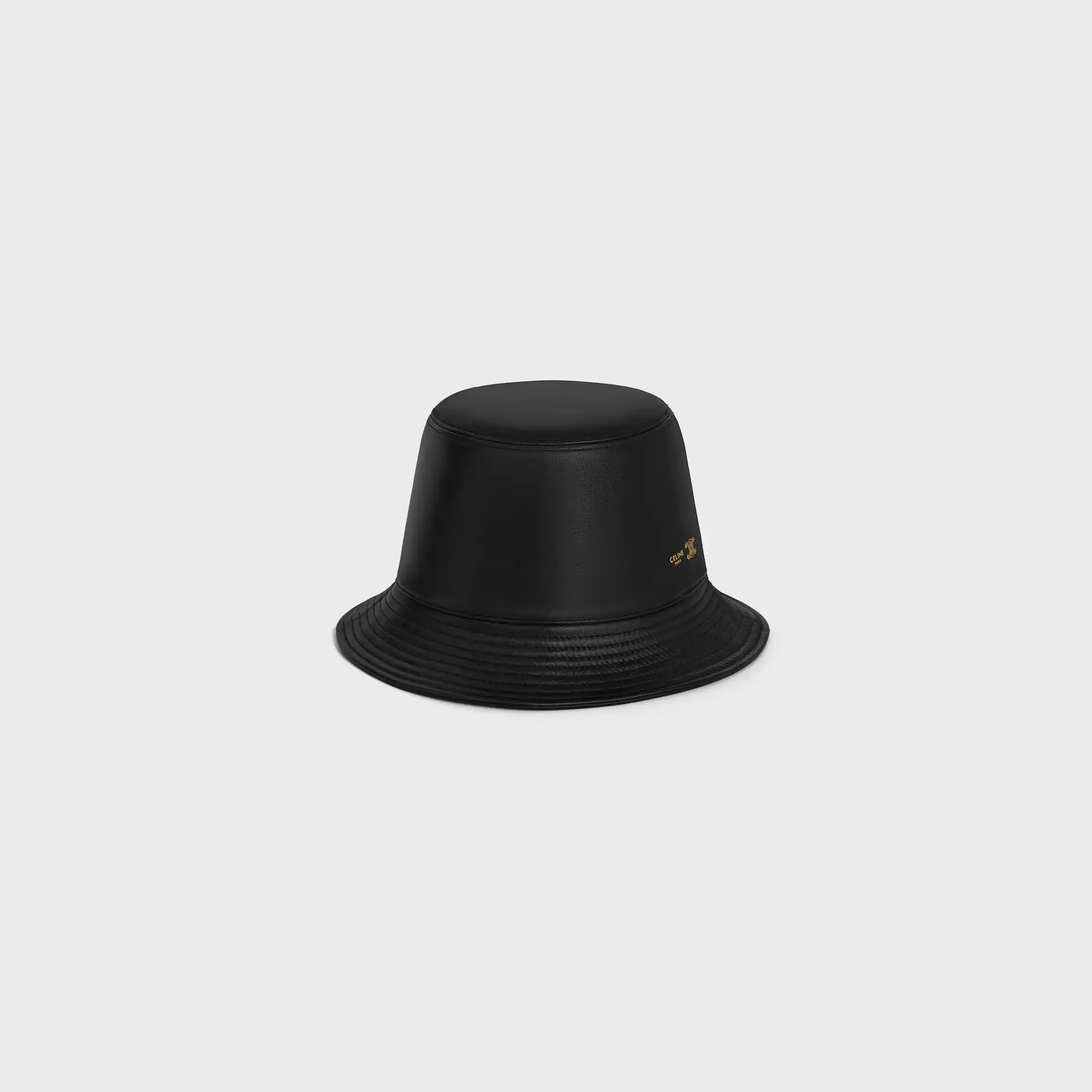 Buckethut aus weichem Lammleder