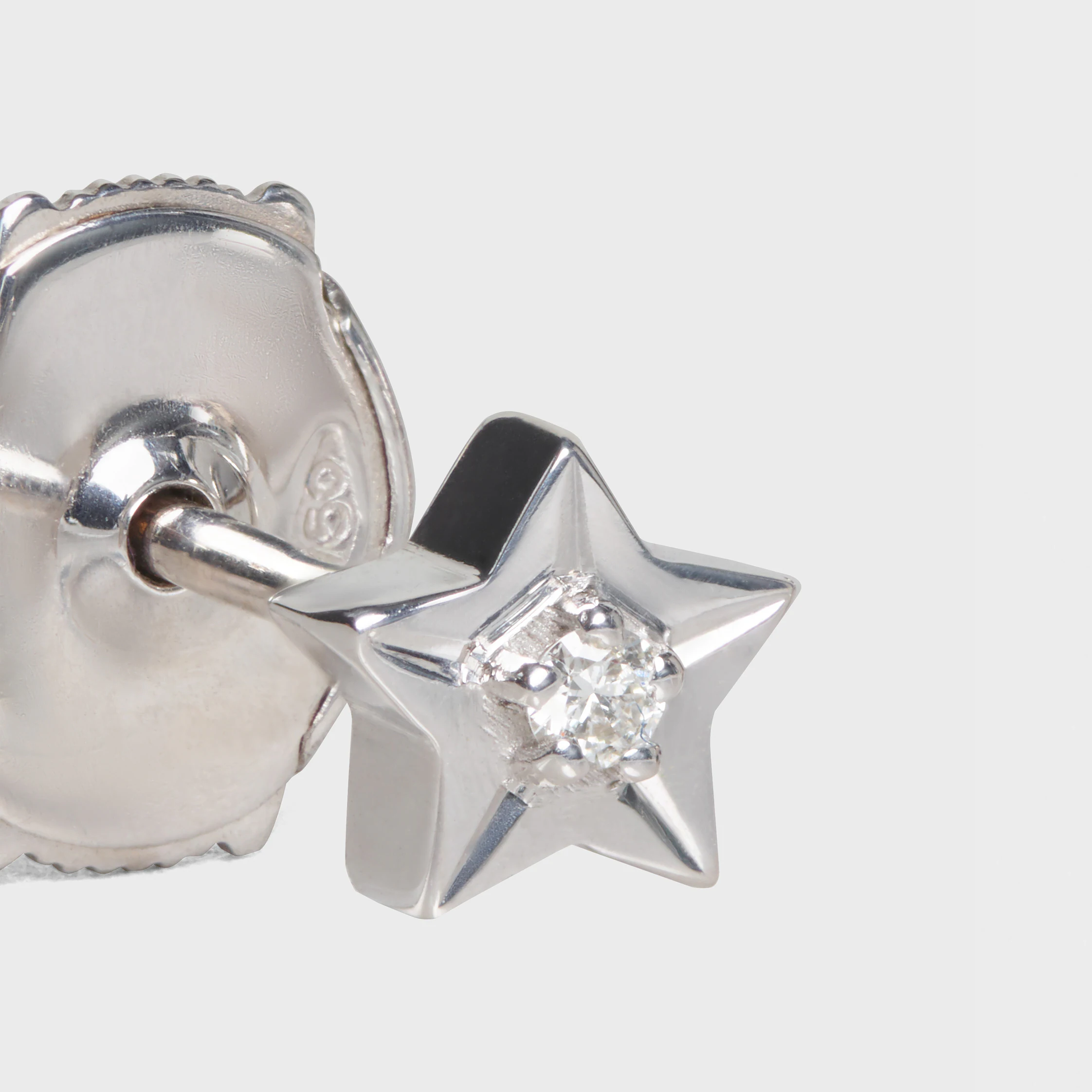 Etoile Celine Stecker in Weißgold und Diamanten