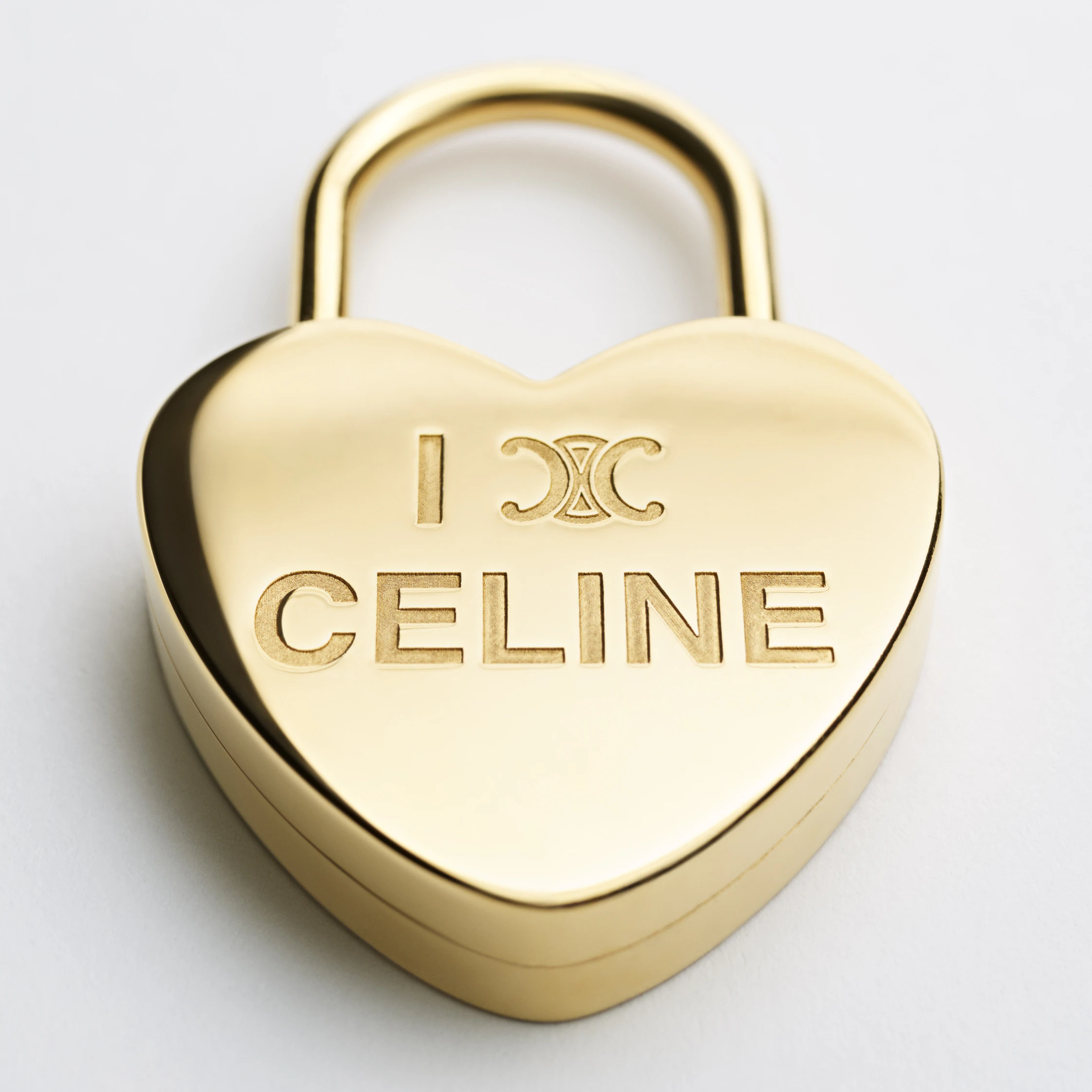 CHARMS HERZ-VERSCHLUSS AUS BRONZE MIT GOLDFINISH
