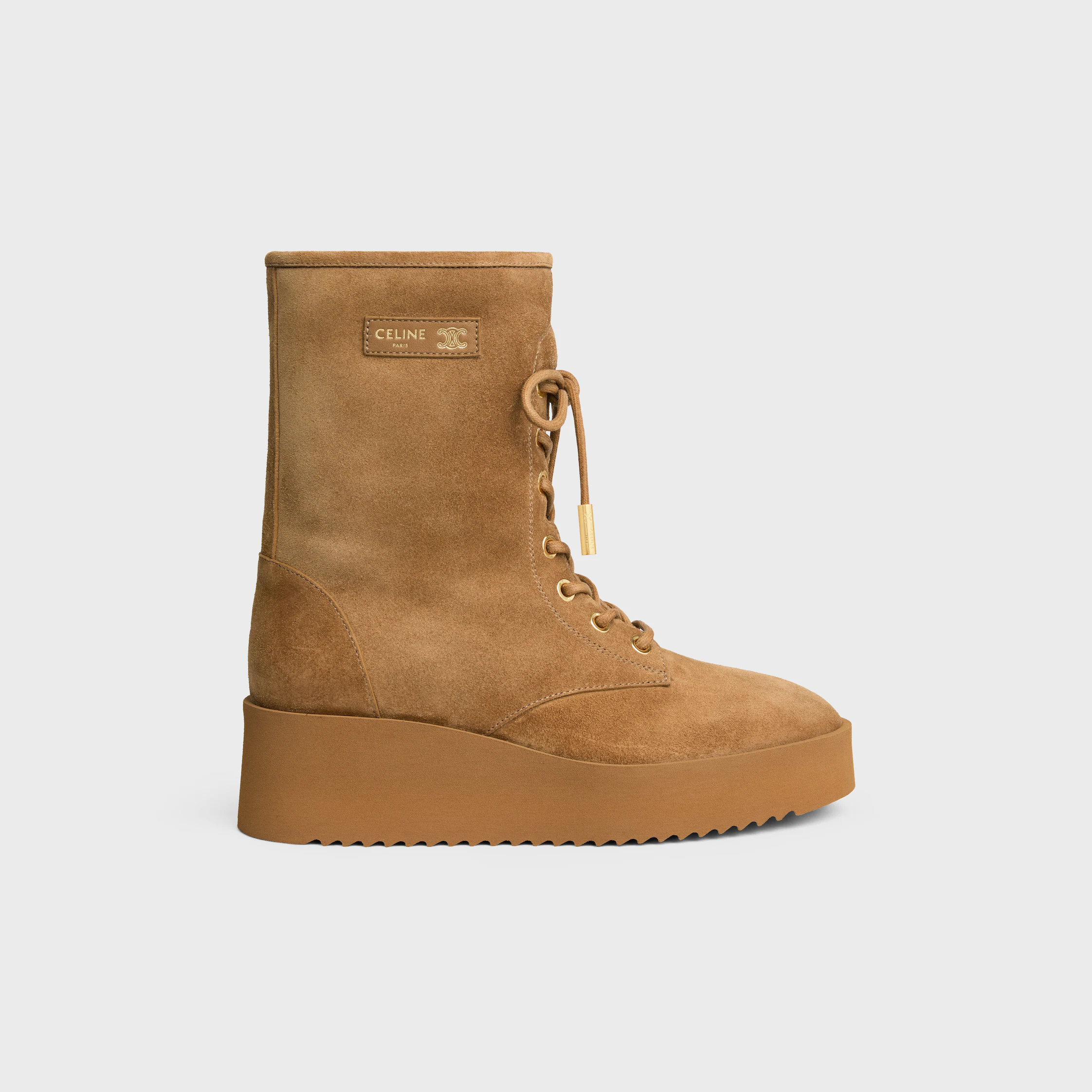 AUSTIN STIEFEL MIT SCHLEIFEN IN SCHAFLEDER UND SCHAFWOLLFUTTER